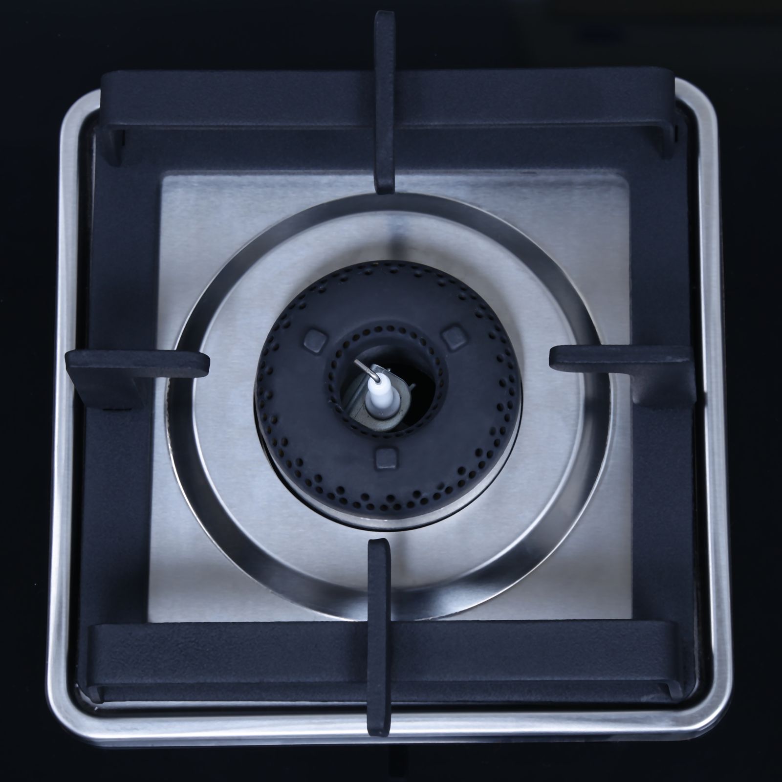 Croma Toughened Glass Top 4 Burner Automatic Hob (Double Drip Tray, Black) Croma Toughened Glass Top 4 Burner Automatic Hob (Double Drip Tray, Black)_4