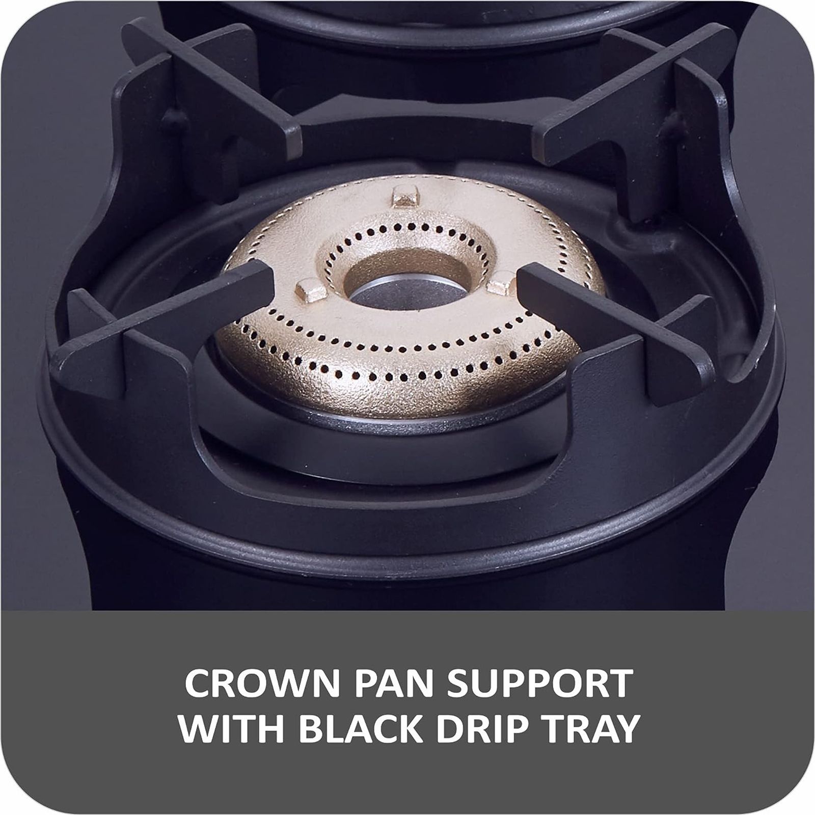 elica CREST 370 J NERO 3 Burner Manual Gas Stove (Brass Burner, Black)_8