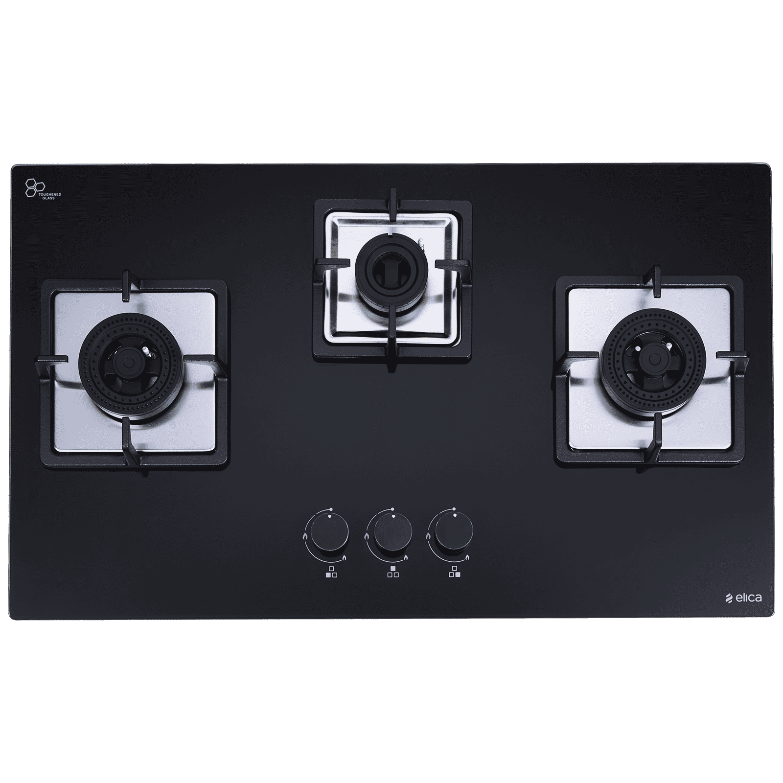 elica IND FLEXI AB DFS Series 3 Burner Automatic Hob (Battery Operated, Black) elica IND FLEXI AB DFS Series 3 Burner Automatic Hob (Battery Operated, Black)_1