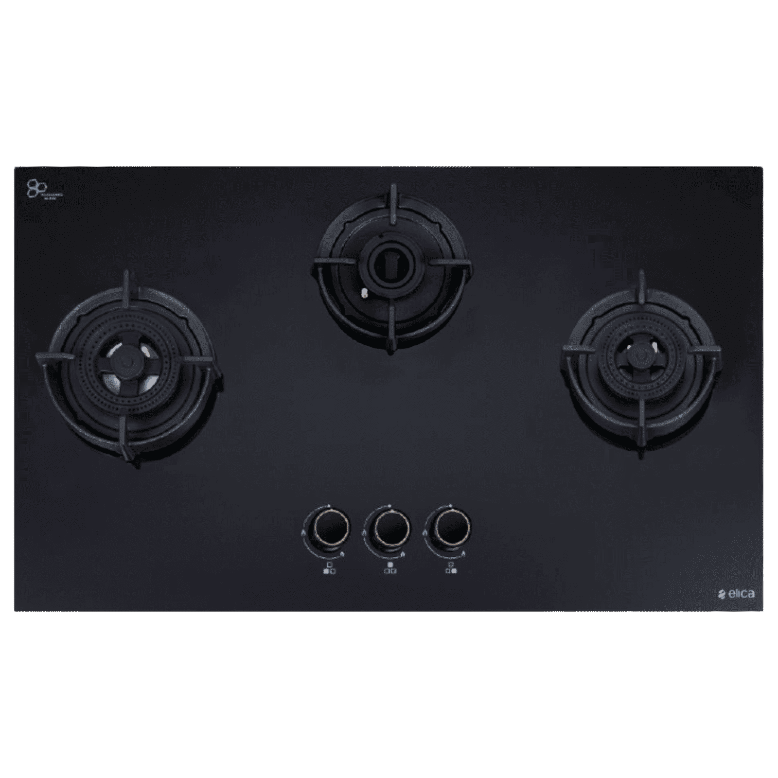 elica FLEXI DFS AB Series 3 Burner Automatic Hob (Battery Operated, Black) elica FLEXI DFS AB Series 3 Burner Automatic Hob (Battery Operated, Black)_1