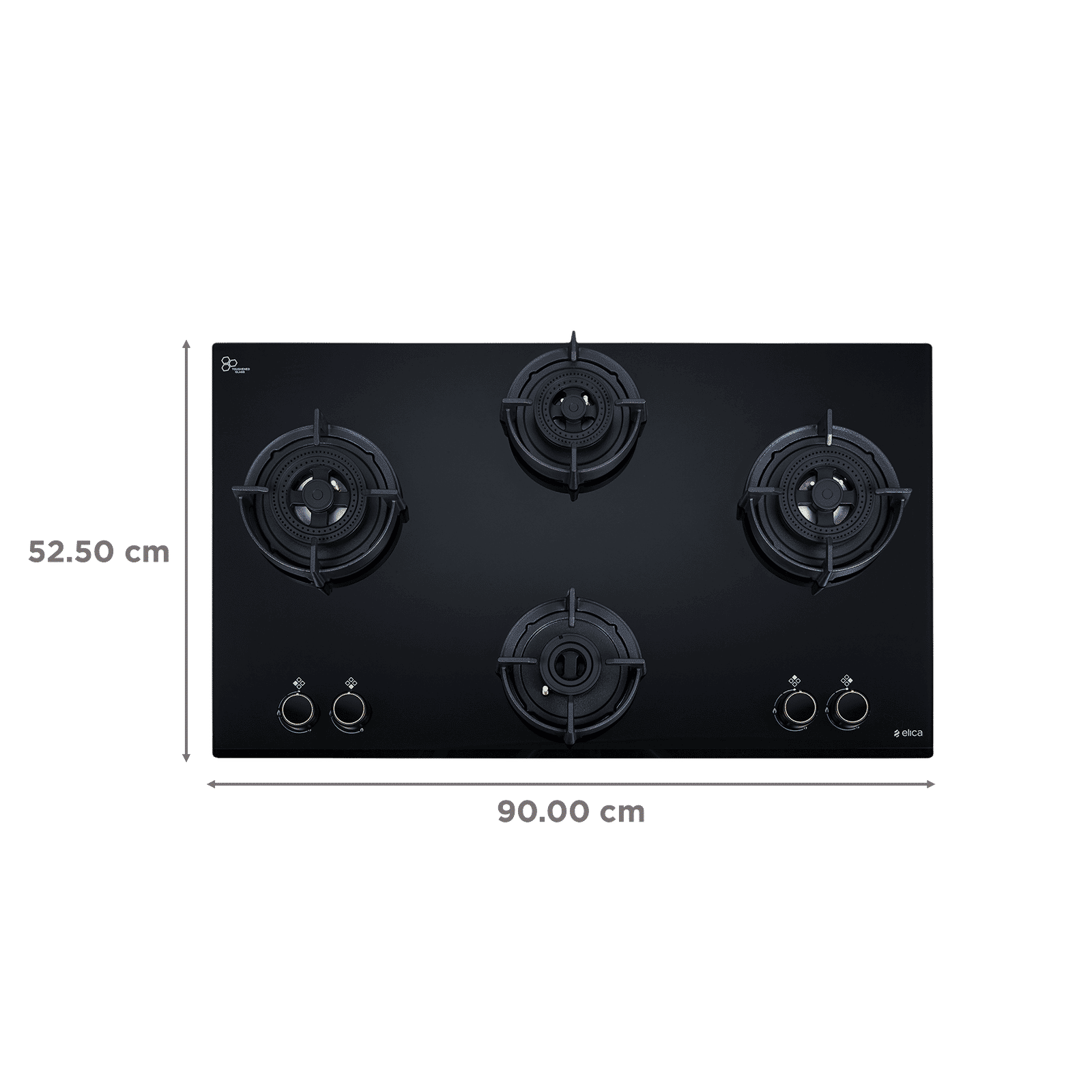 elica FLEXI DFS AB Series 4 Burner Automatic Hob (Battery Operated, Black) elica FLEXI DFS AB Series 4 Burner Automatic Hob (Battery Operated, Black)_2