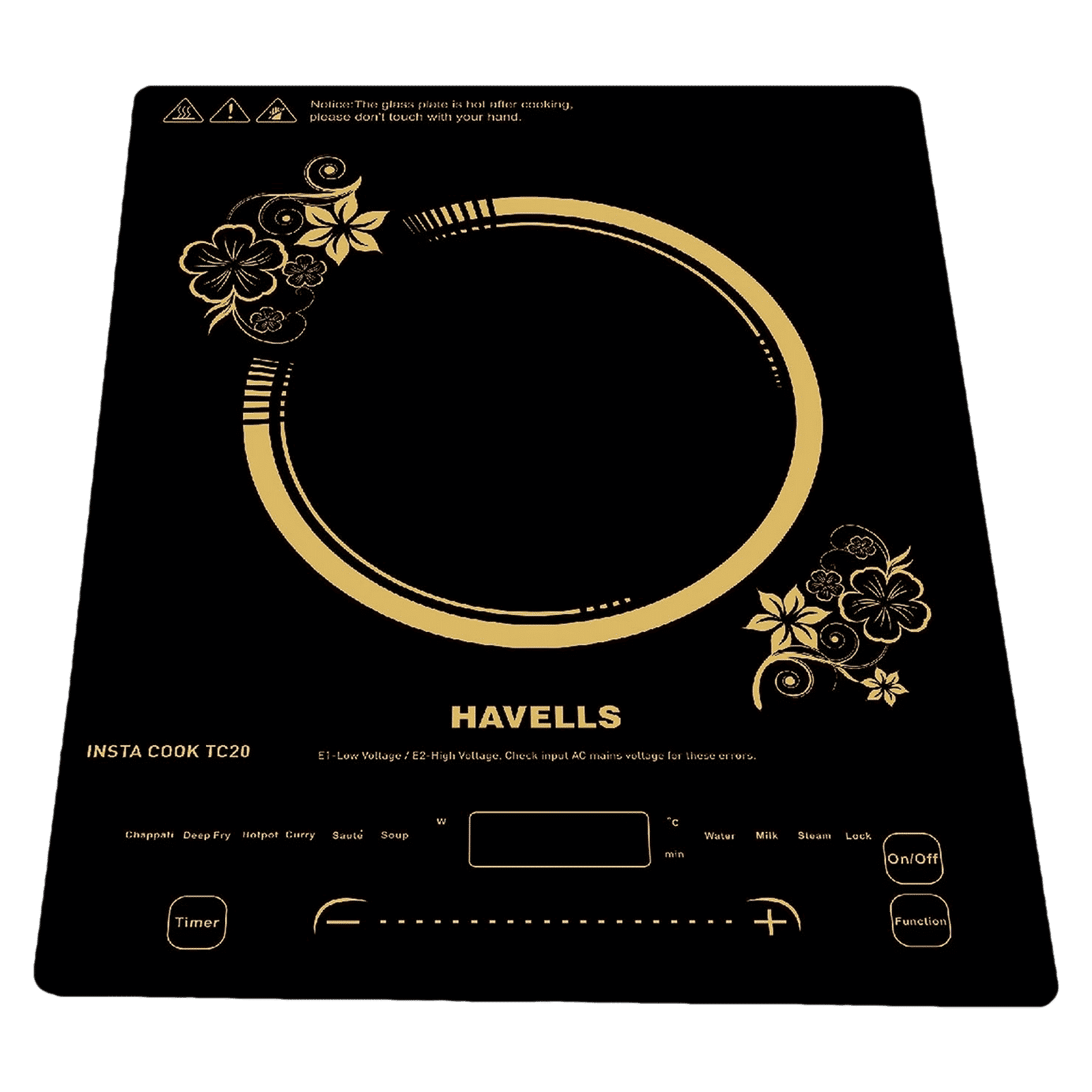 HAVELLS Insta Cook TC20 2000W Single Induction Cooktop with 9 Preset Menus_1