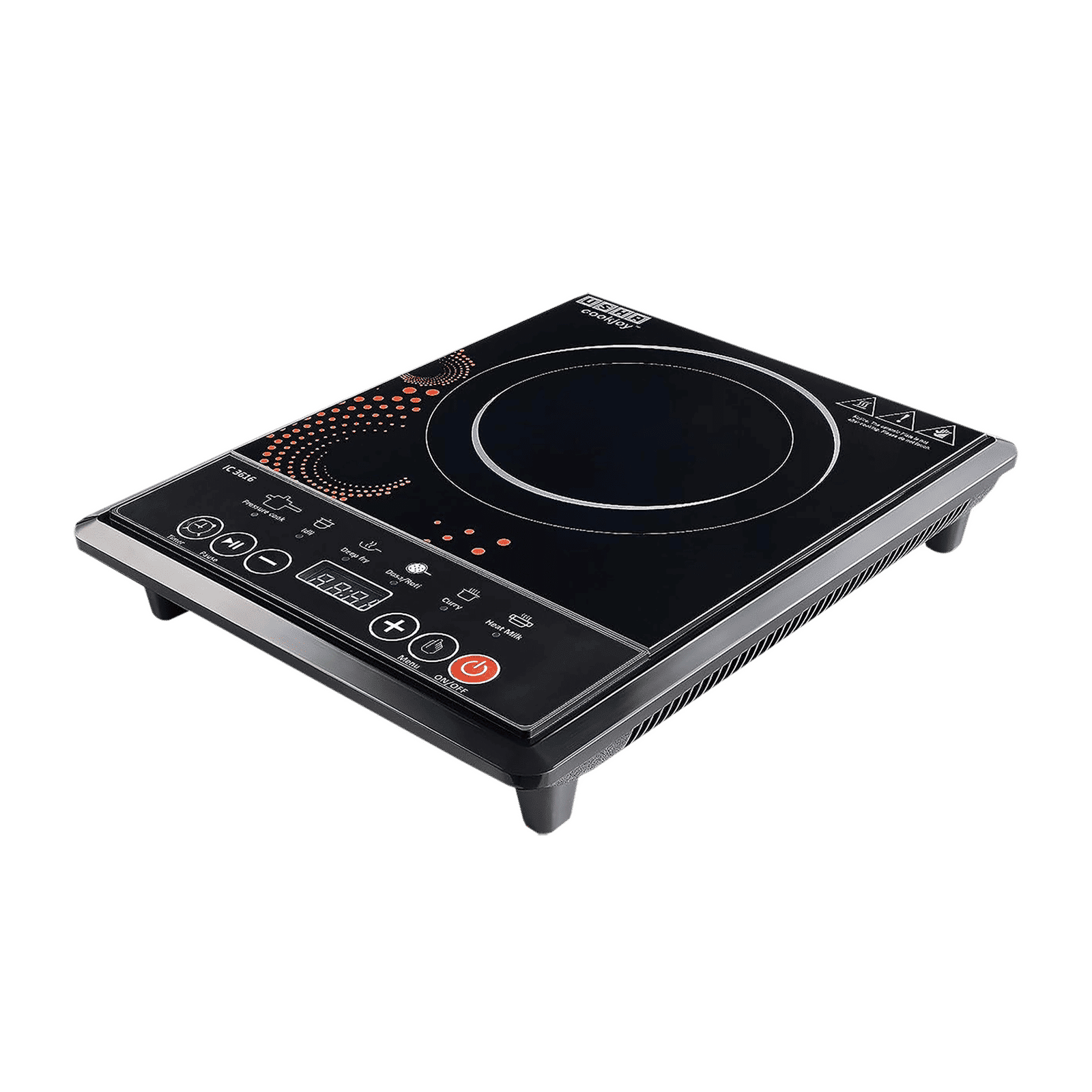 USHA 3616 D 1600W Single Induction Cooktop with 5 Cooking Modes USHA 3616 D 1600W Single Induction Cooktop with 5 Cooking Modes_4
