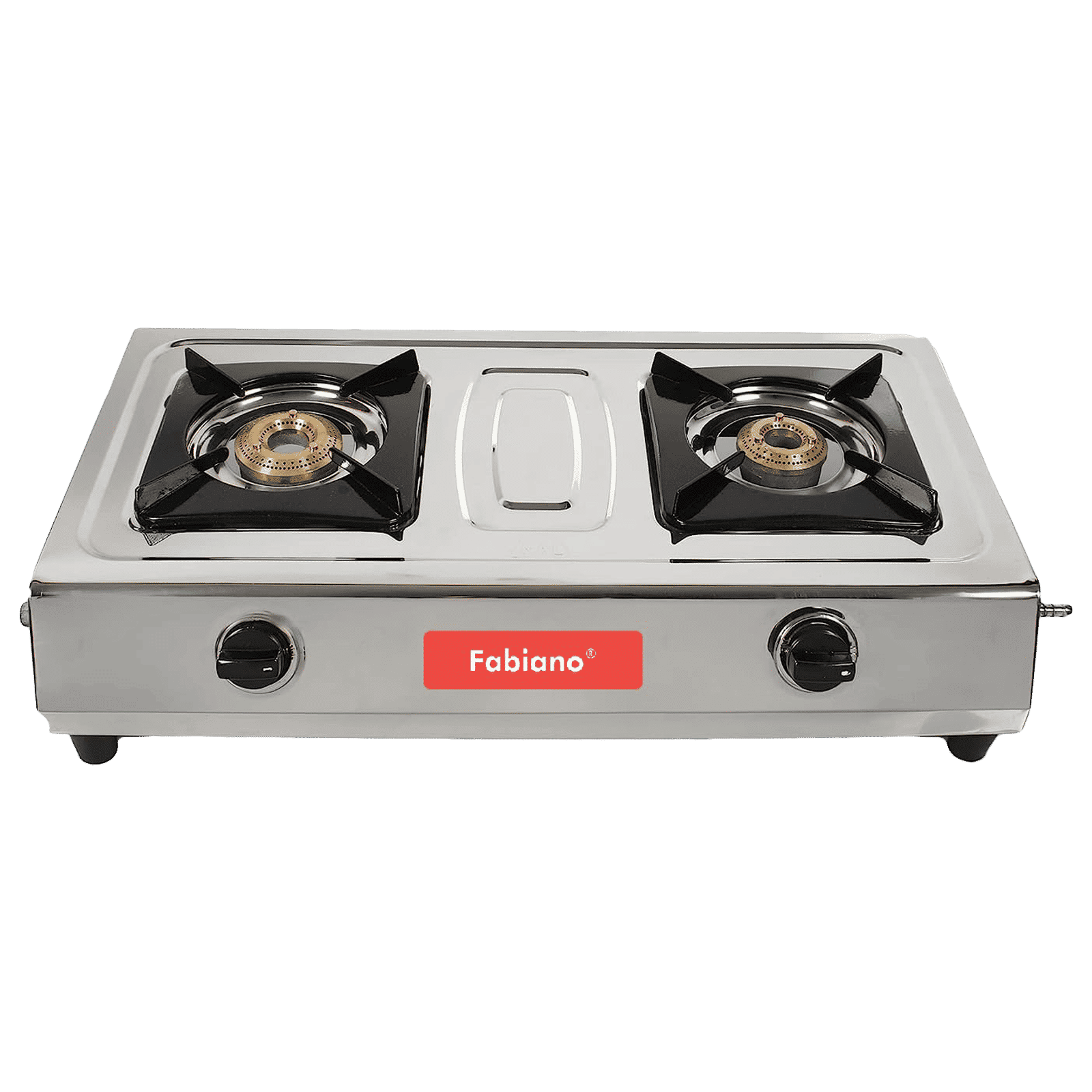 Fabiano FAB2BRSMSMART 2 Burner Manual Gas Stove (Stainless Steel Drip Tray, Silver)_1