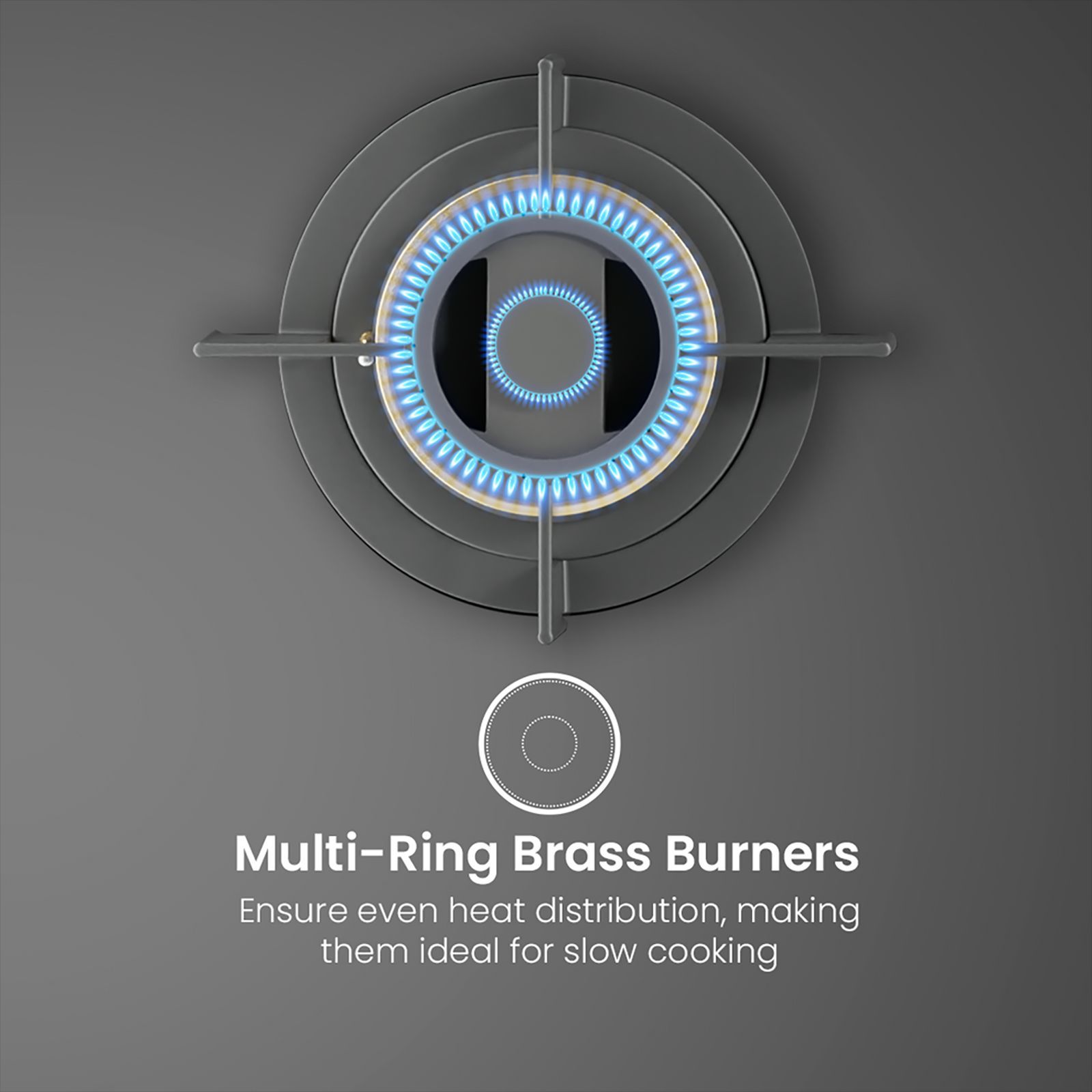 Crompton Sensosafe Toughened Glass Top 3 Burner Automatic Hob (Cast Iron Pan Support, Midnight Black)_11