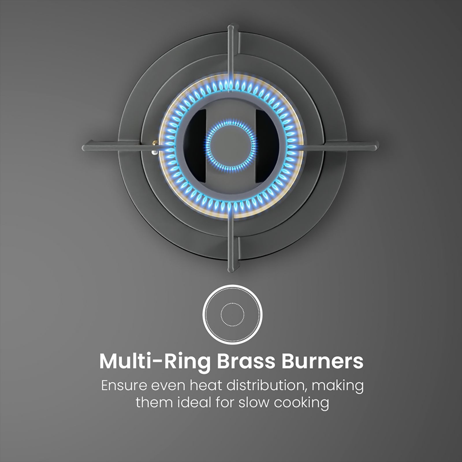 Crompton Sensosafe Toughened Glass Top 4 Burner Automatic Hob (Cast Iron Pan Support, Black)_11