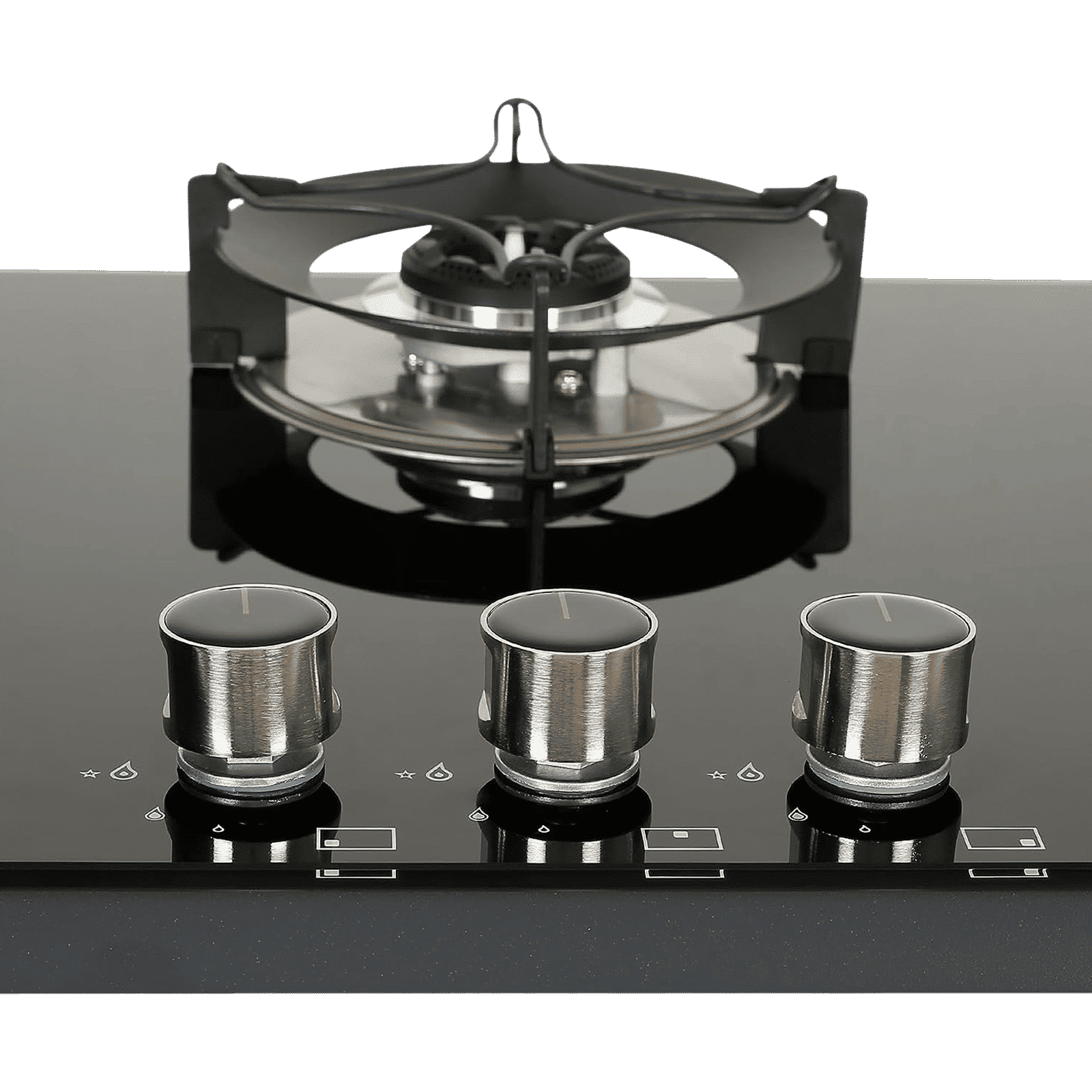 FABER SUPERIA HT903 BR AI Toughened Glass Top 3 Burner Automatic Gas Hob (Fully Concealed Drip Tray, Black)_8