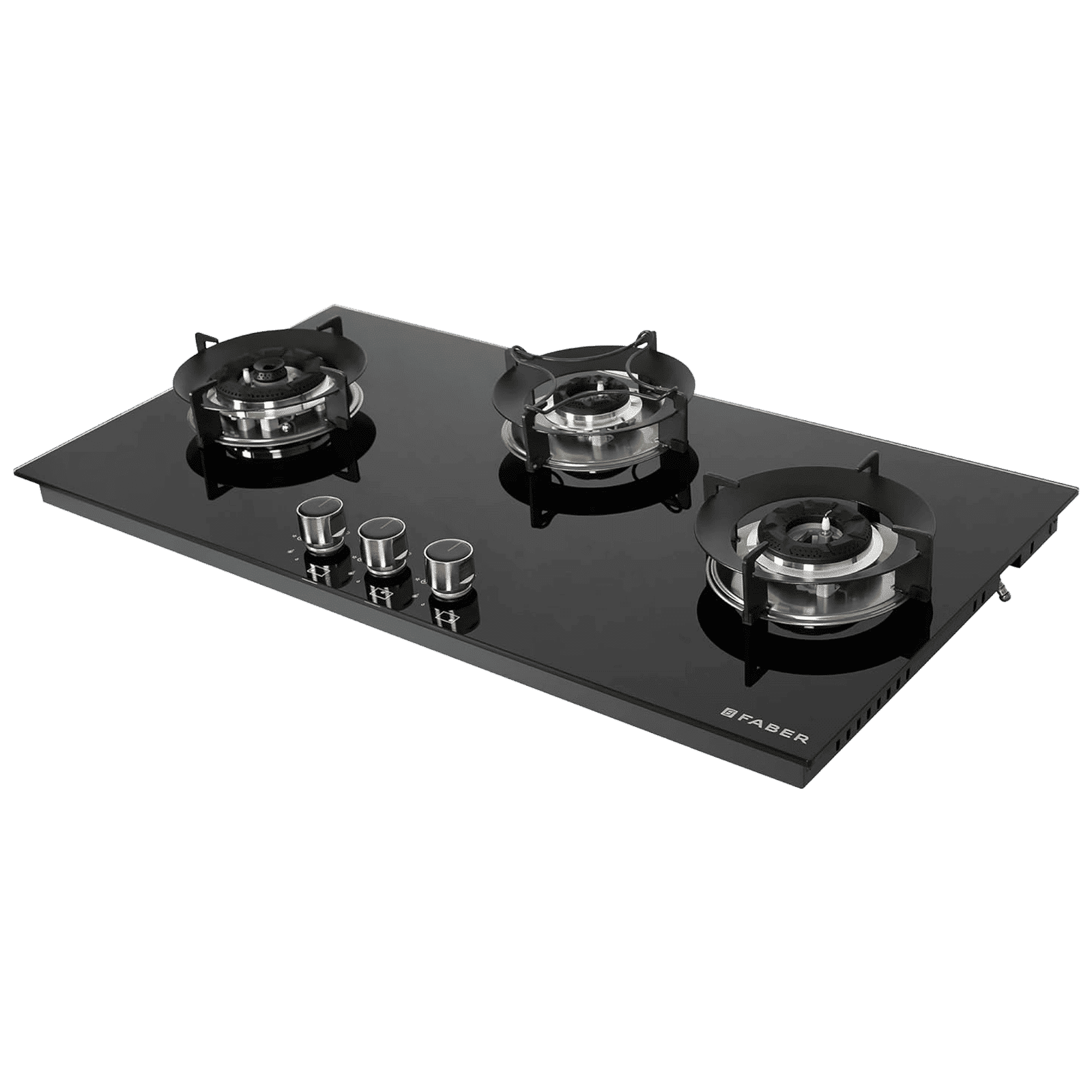 FABER SUPERIA HT903 BR AI Toughened Glass Top 3 Burner Automatic Gas Hob (Fully Concealed Drip Tray, Black)_7