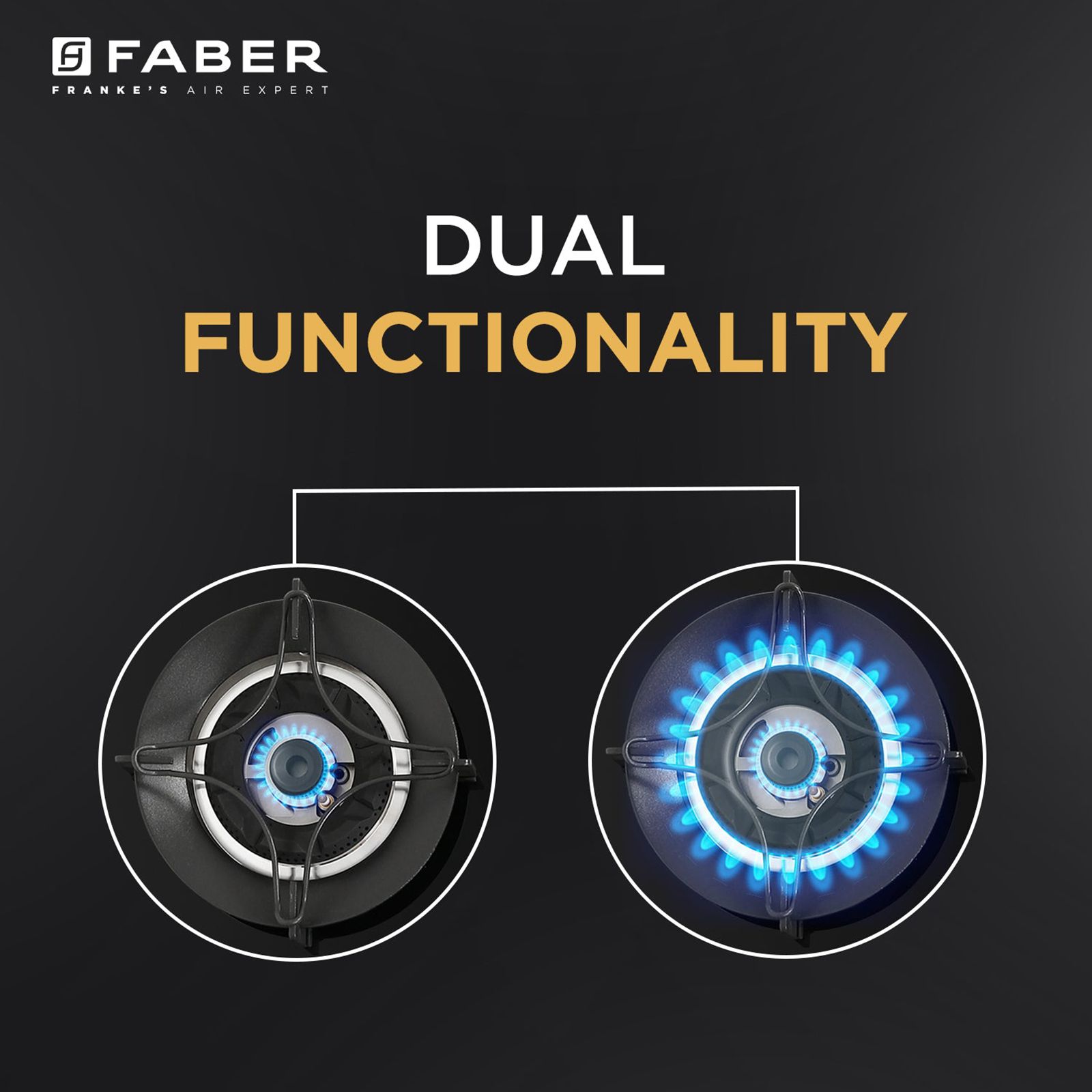 FABER SUPERIA HT904 BR AI Toughened Glass Top 4 Burner Automatic Gas Hob (Fully Concealed Drip Tray, Black)_14