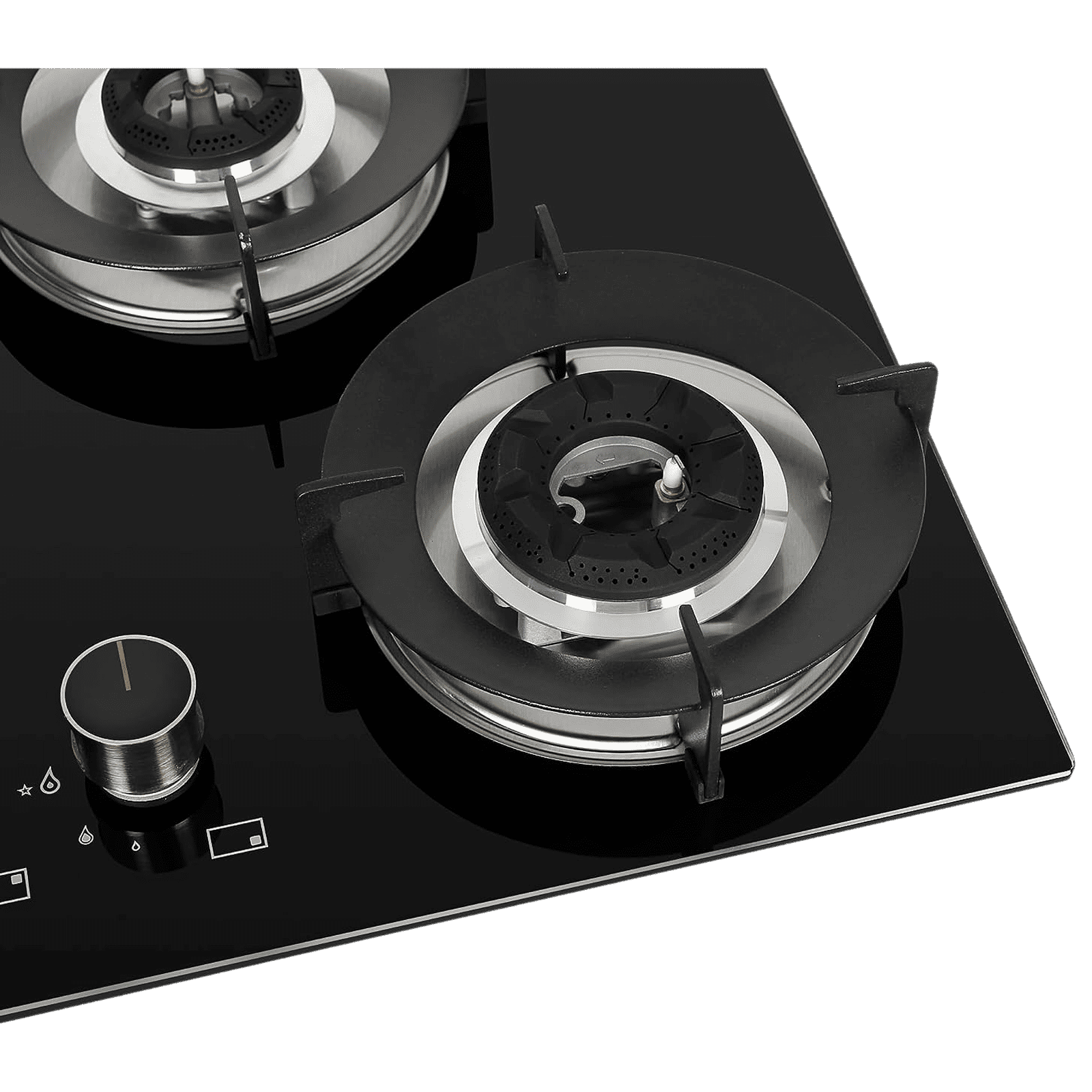FABER SUPERIA HT904 BR AI Toughened Glass Top 4 Burner Automatic Gas Hob (Fully Concealed Drip Tray, Black)_4