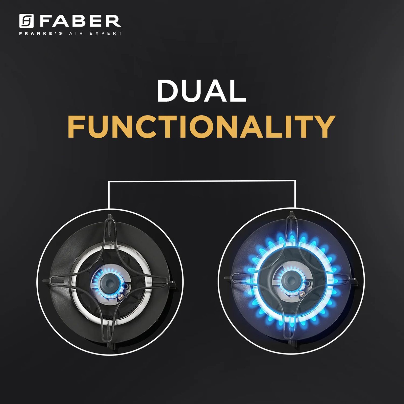 FABER SUPERIA HT905 BR AI Toughened Glass Top 5 Burner Automatic Gas Hob (Fully Concealed Drip Tray, Black)_11