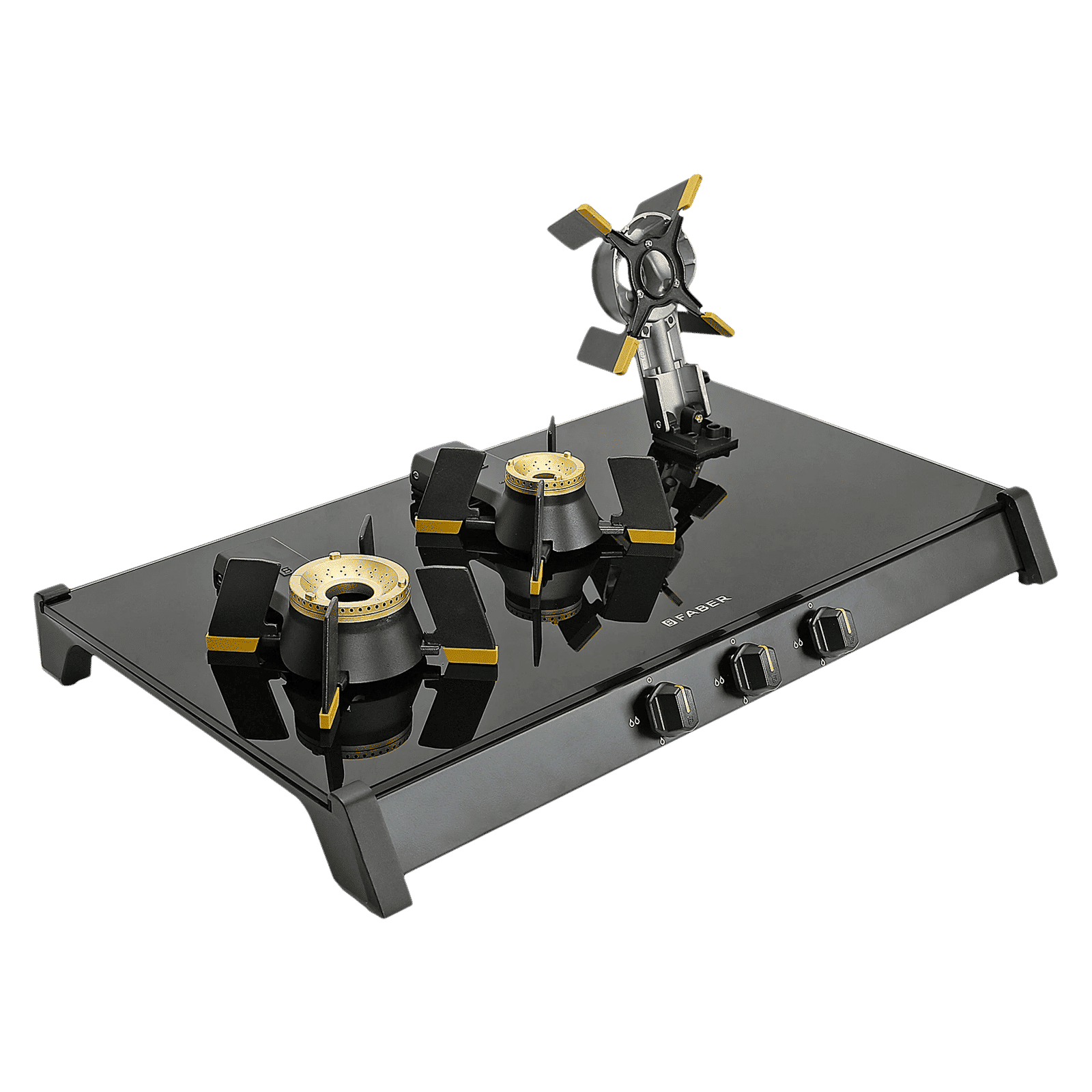 FABER GENIUS 753 Toughened Glass Top 3 Burner Manual Hob (Cast Iron Pan Support, Black)_8