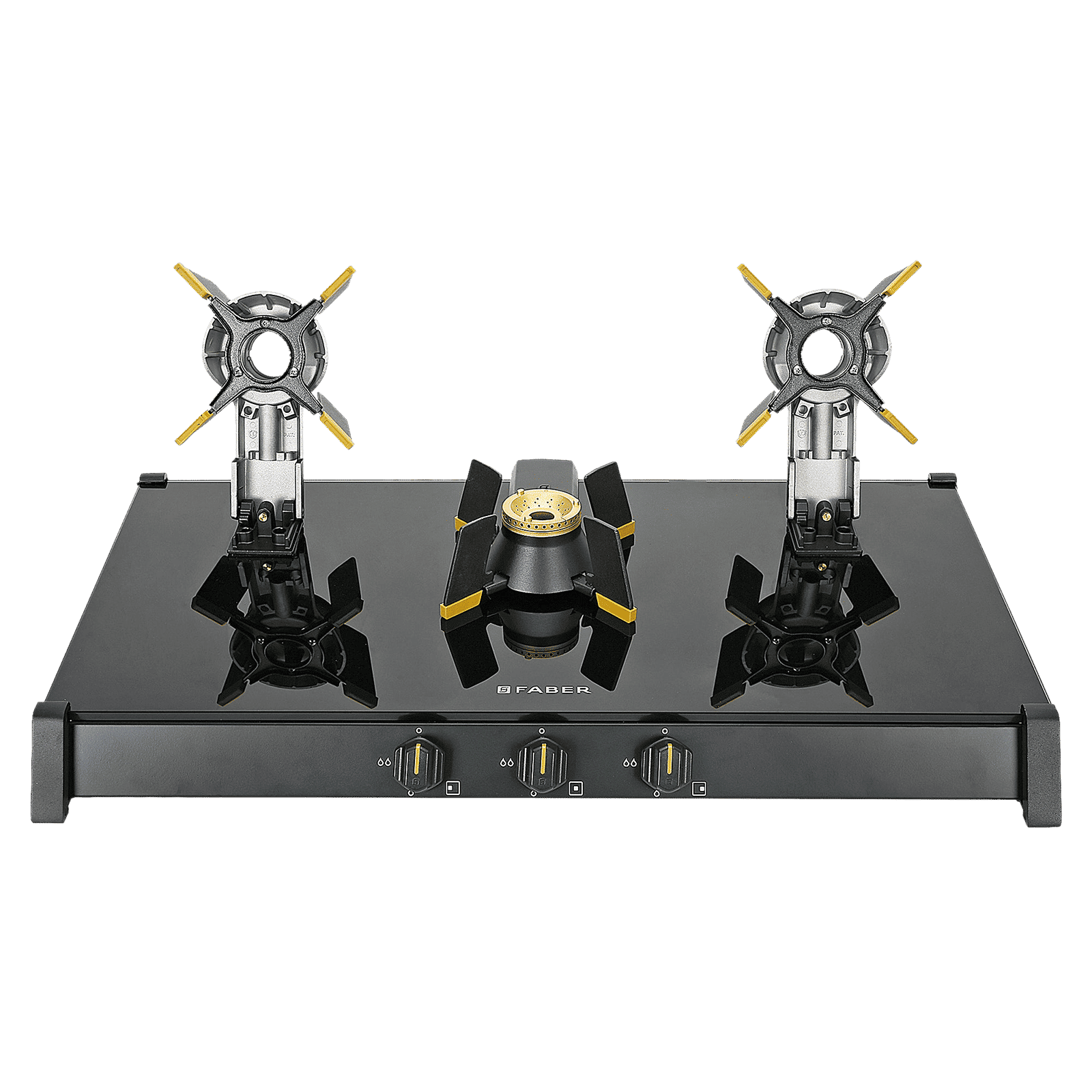 FABER GENIUS 753 Toughened Glass Top 3 Burner Manual Hob (Cast Iron Pan Support, Black)_9