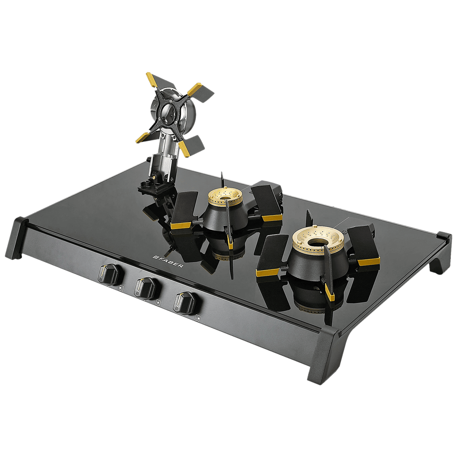 FABER GENIUS 753 Toughened Glass Top 3 Burner Manual Hob (Cast Iron Pan Support, Black)_10