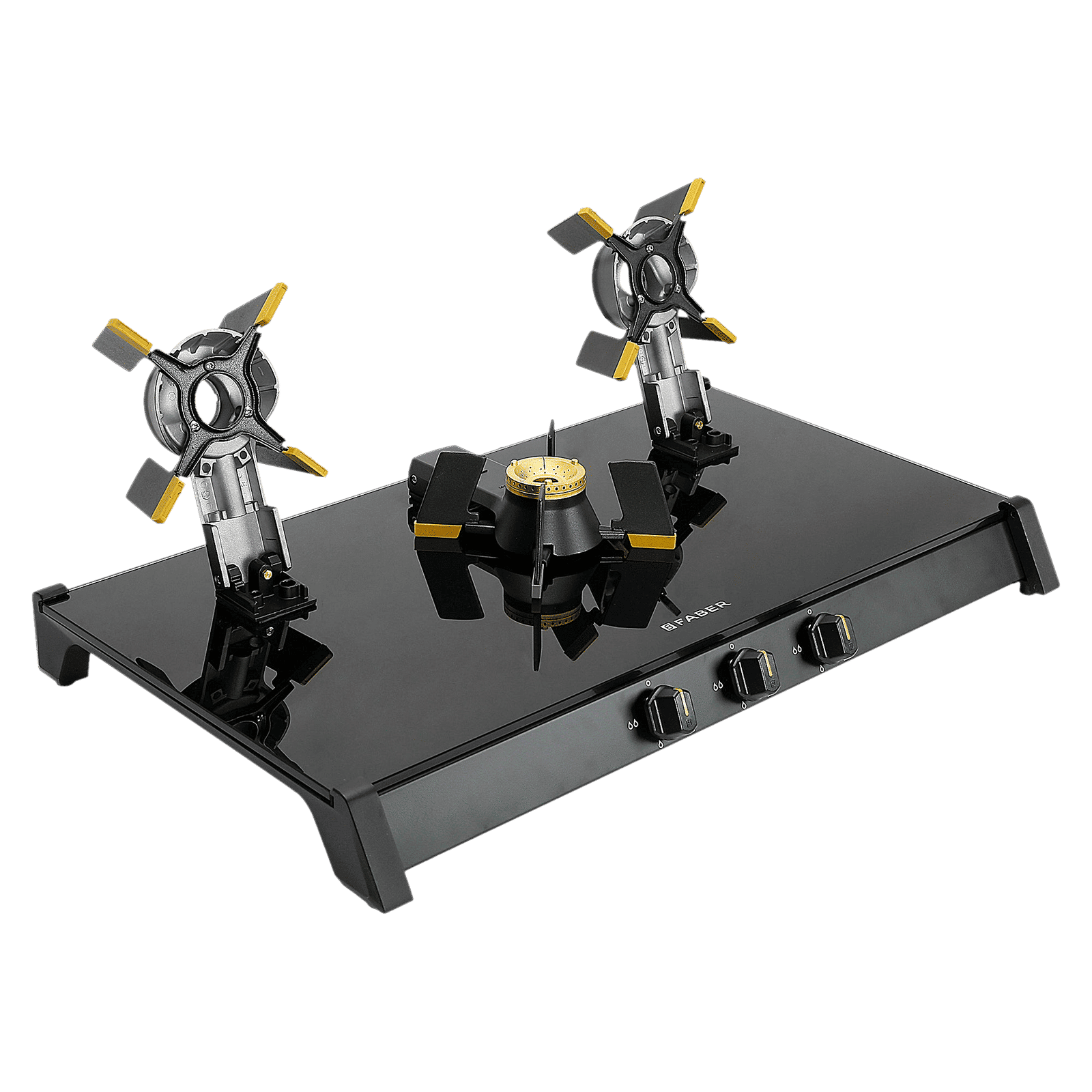 FABER GENIUS 753 AI Toughened Glass Top 3 Burner Manual Hob (Cast Iron Pan Support, Black)_11