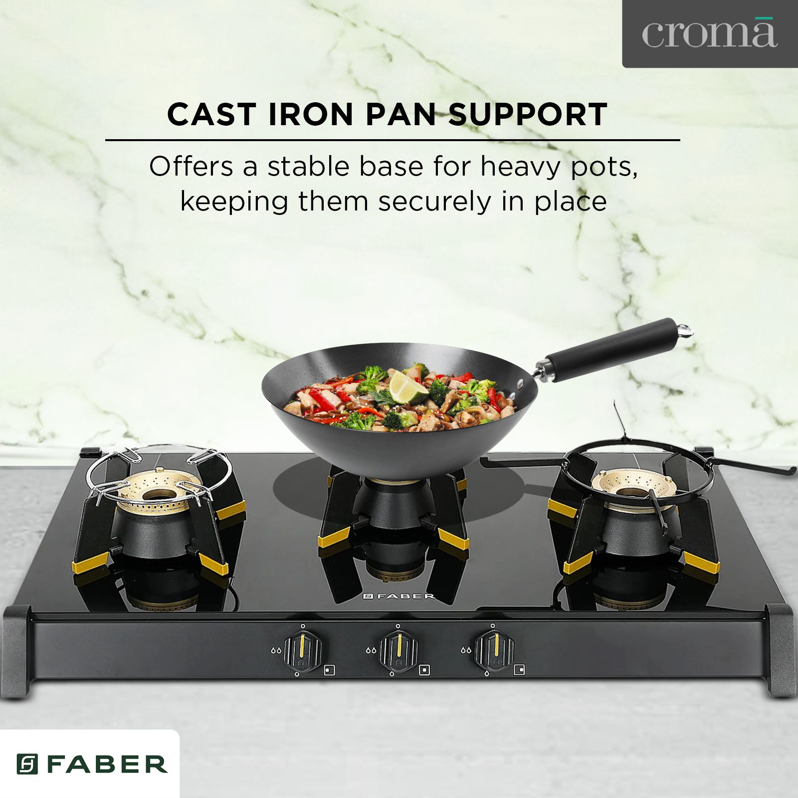 FABER GENIUS 753 AI Toughened Glass Top 3 Burner Manual Hob (Cast Iron Pan Support, Black)_18