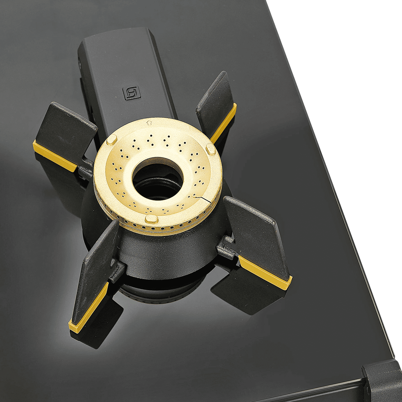 FABER GENIUS 753 AI Toughened Glass Top 3 Burner Manual Hob (Cast Iron Pan Support, Black)_4