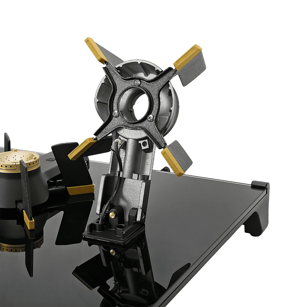 FABER GENIUS 804 AI Toughened Glass Top 4 Burner Manual Hob (Cast Iron Pan Support, Black)_10