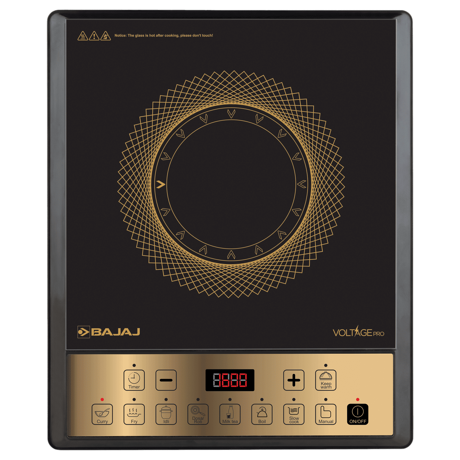 BAJAJ ICX 190TS 1900W Induction Cooktop with 9 Preset Menus_1