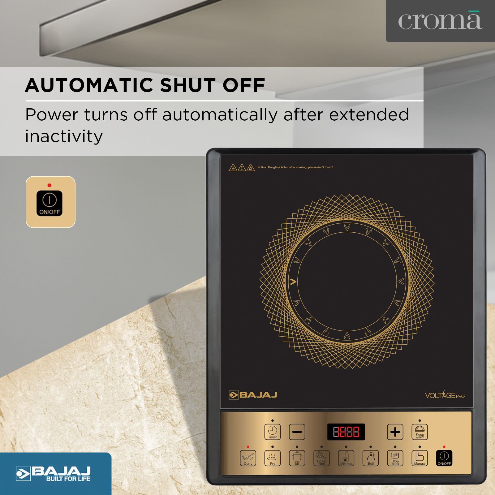 BAJAJ ICX 190TS 1900W Induction Cooktop with 9 Preset Menus_11