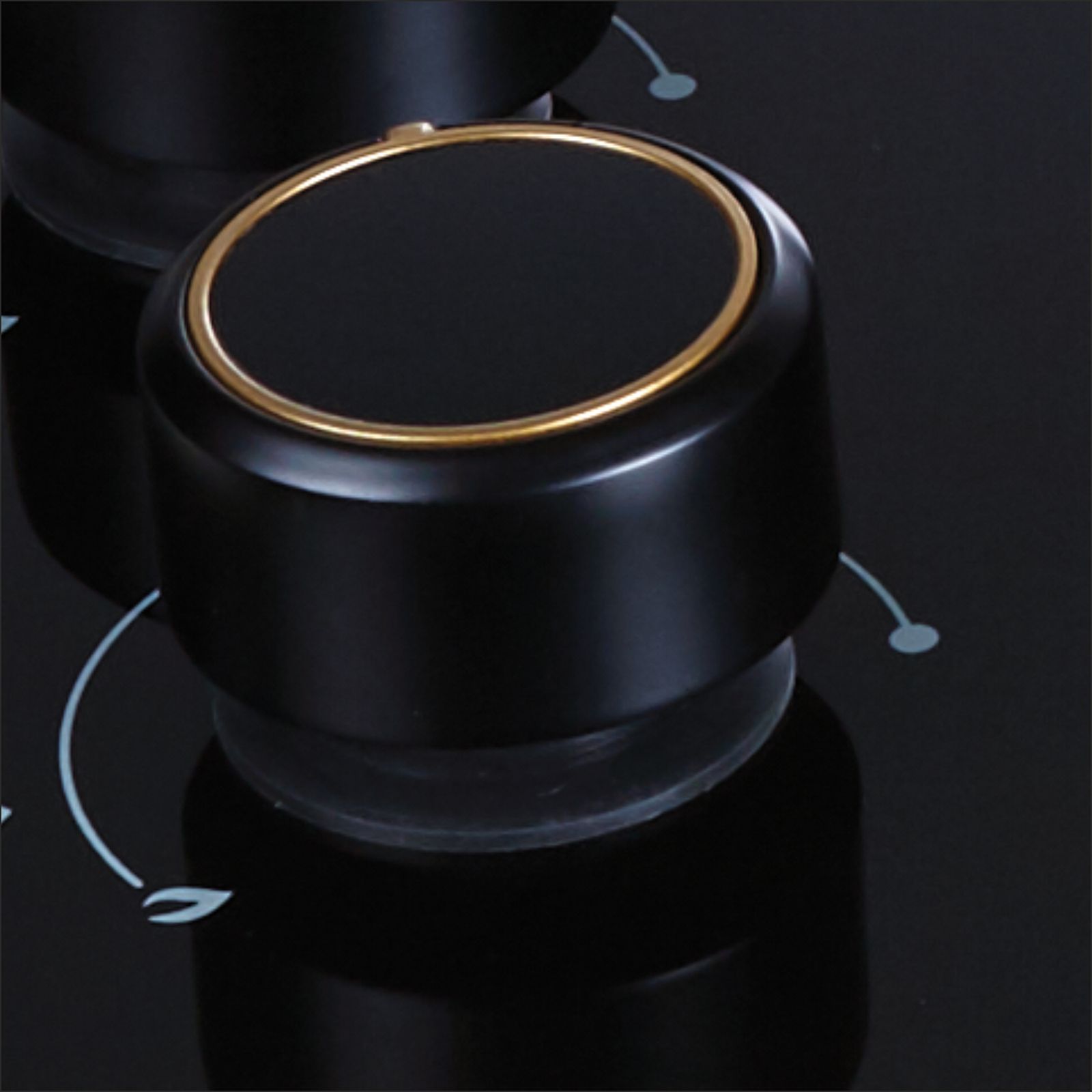 Elica FLEXI DFS PRO AB Toughened Glass Top 3 Burner Automatic Hob (Heavy Duty Burners, Black)_3