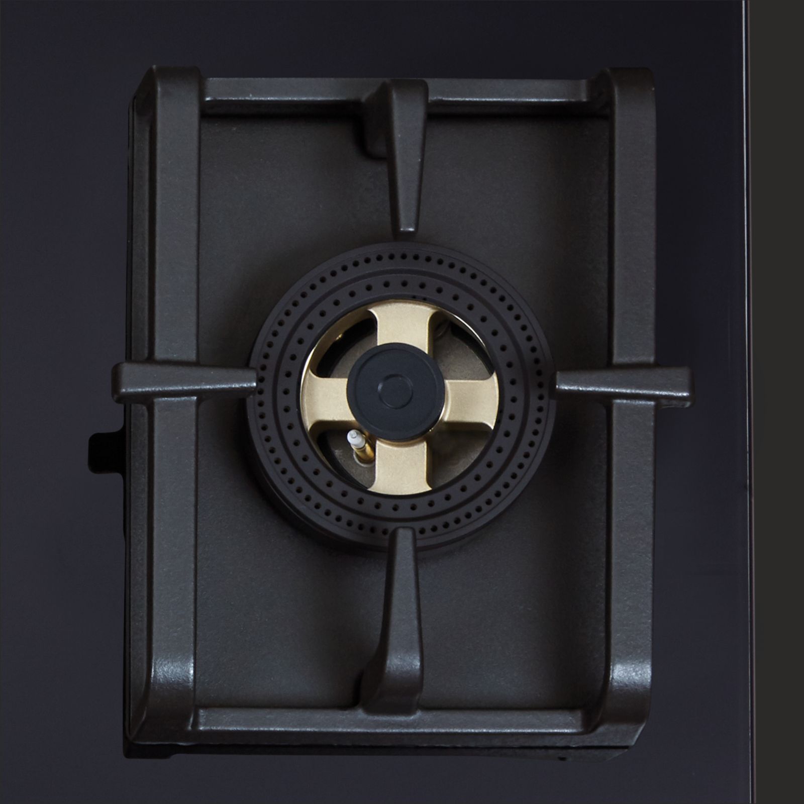 elica FLEXI DFS PRO AB 4B 70 DX Glass Top 4 Burner Automatic Hob (Cast Iron Pan Support, Black)_6