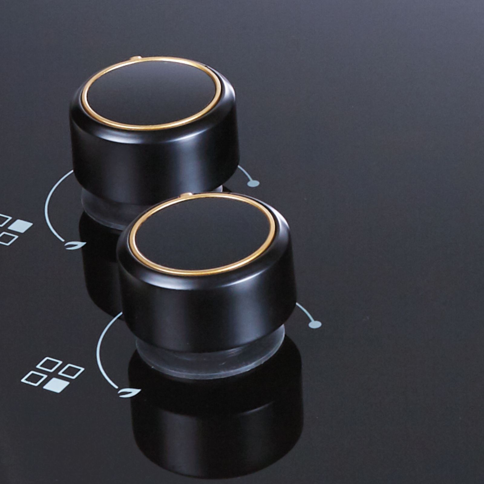 elica Flexi DFS Pro FB 4B 91 DX 4 Burner Automatic Hob (Cast Iron Pan Support, Black)_5