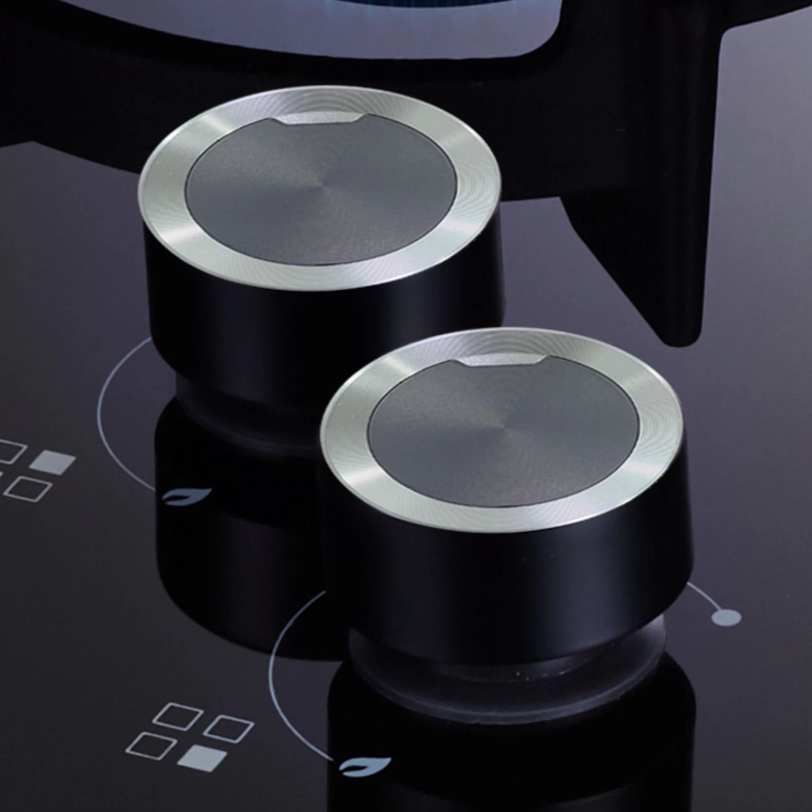 elica Flexi 375 Lotus IND HD Glass Top 3 Burner Automatic Hob (Direct Multi Flame Burner, Black)_4