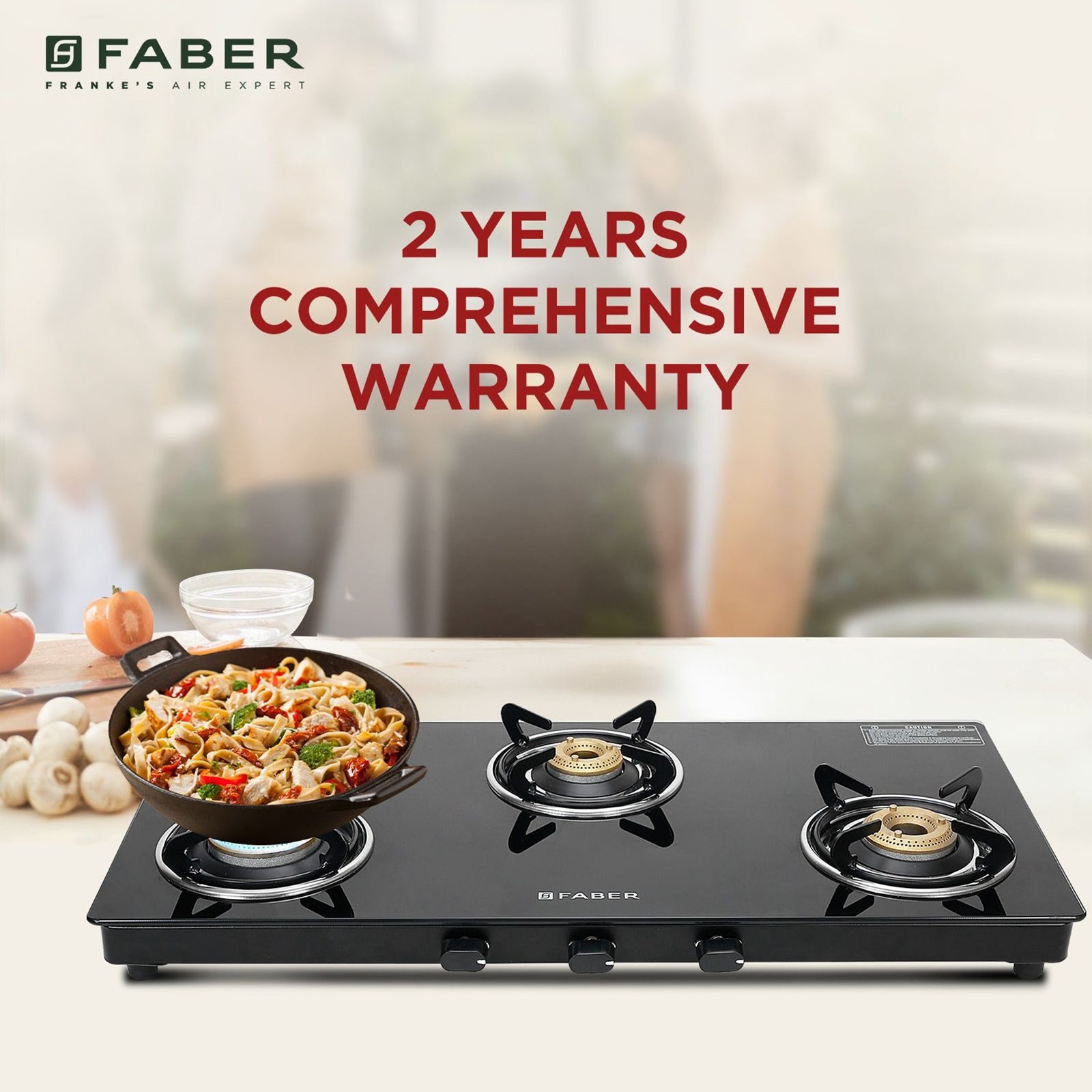 FABER Spark 3 Burner Manual Gas Stove (Knob Controlled, Black)_10