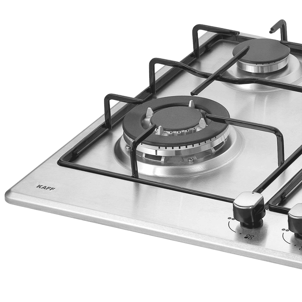 KAFF NE 4B 60 SS 4 Burner Automatic Hob (Matt Enameled Pan Support, Silver)_8