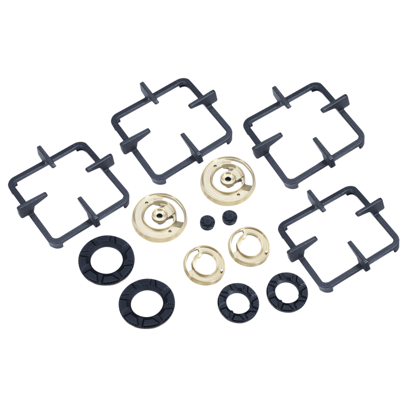 Croma AG1510 Toughened Glass Top 4 Burner Automatic Hob (Black Enamel Coated Drip Tray, Black)_6