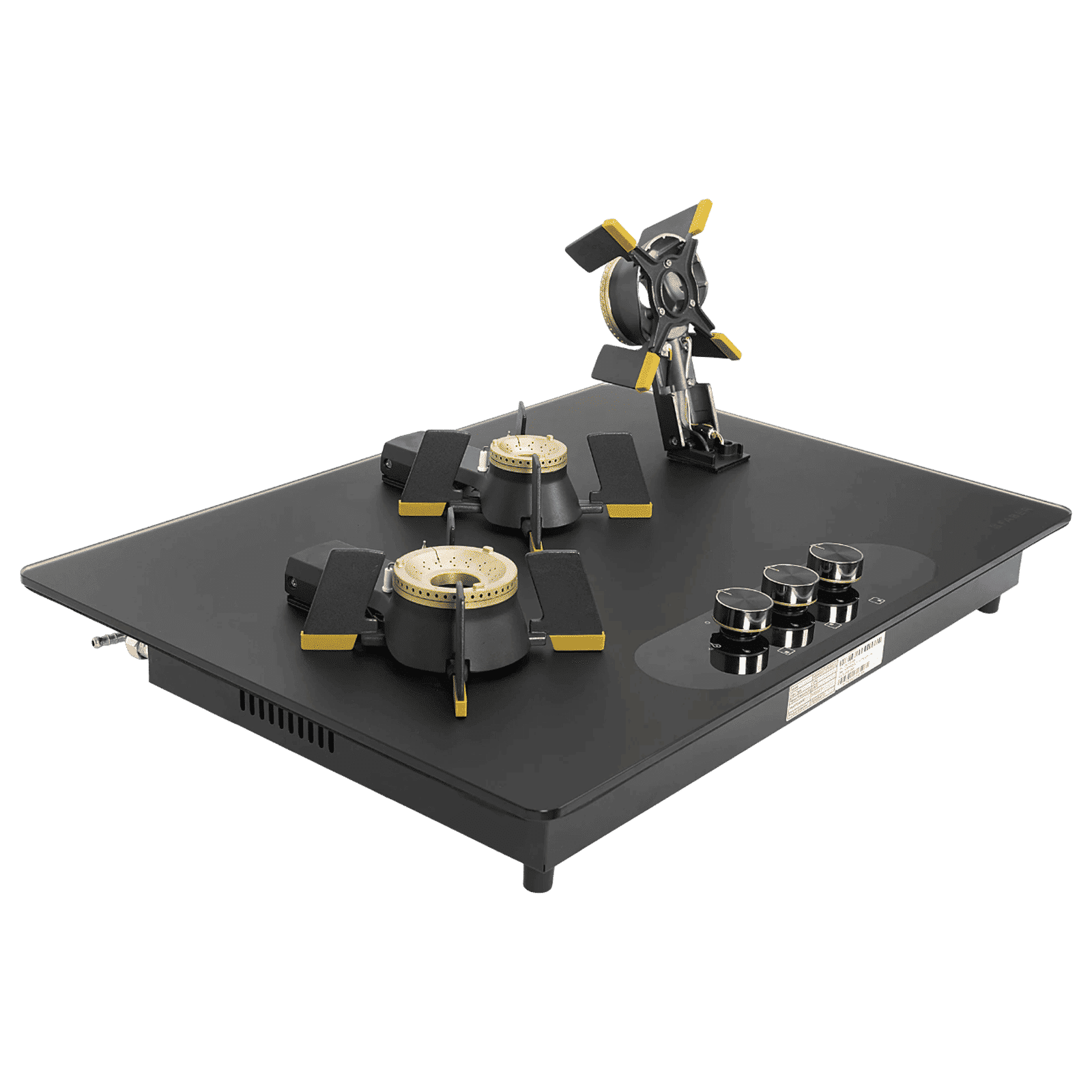 FABER Magiclift HT753 BR CI AI Toughened Glass Top 3 Burner Automatic Hob (Lift and Lock Feature, Black)_10