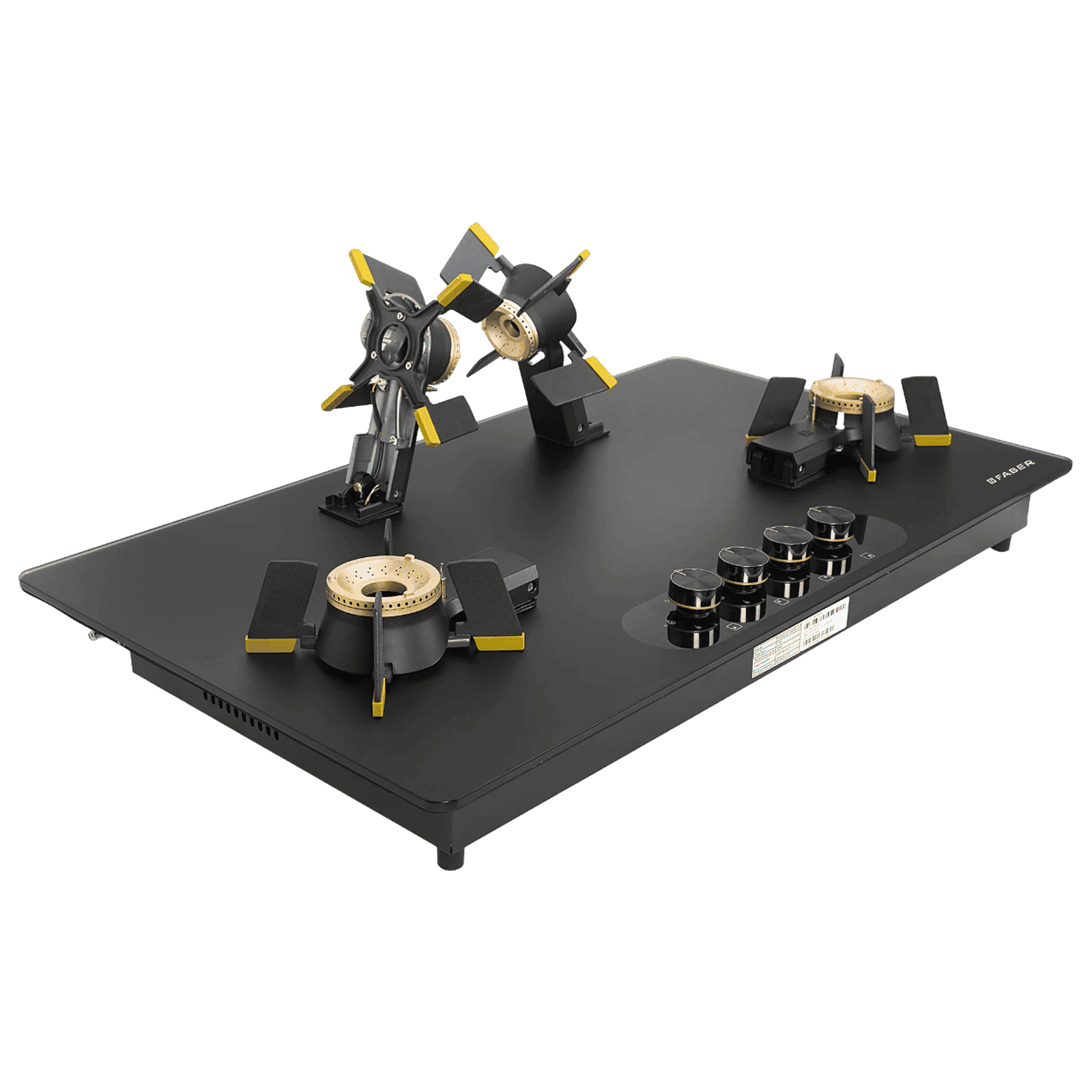 FABER Magiclift HT904 BR CI AI Toughened Glass Top 4 Burner Automatic Hob (Lift and Lock Feature, Black) FABER Magiclift HT904 BR CI AI Toughened Glass Top 4 Burner Automatic Hob (Lift and Lock Feature, Black)_13