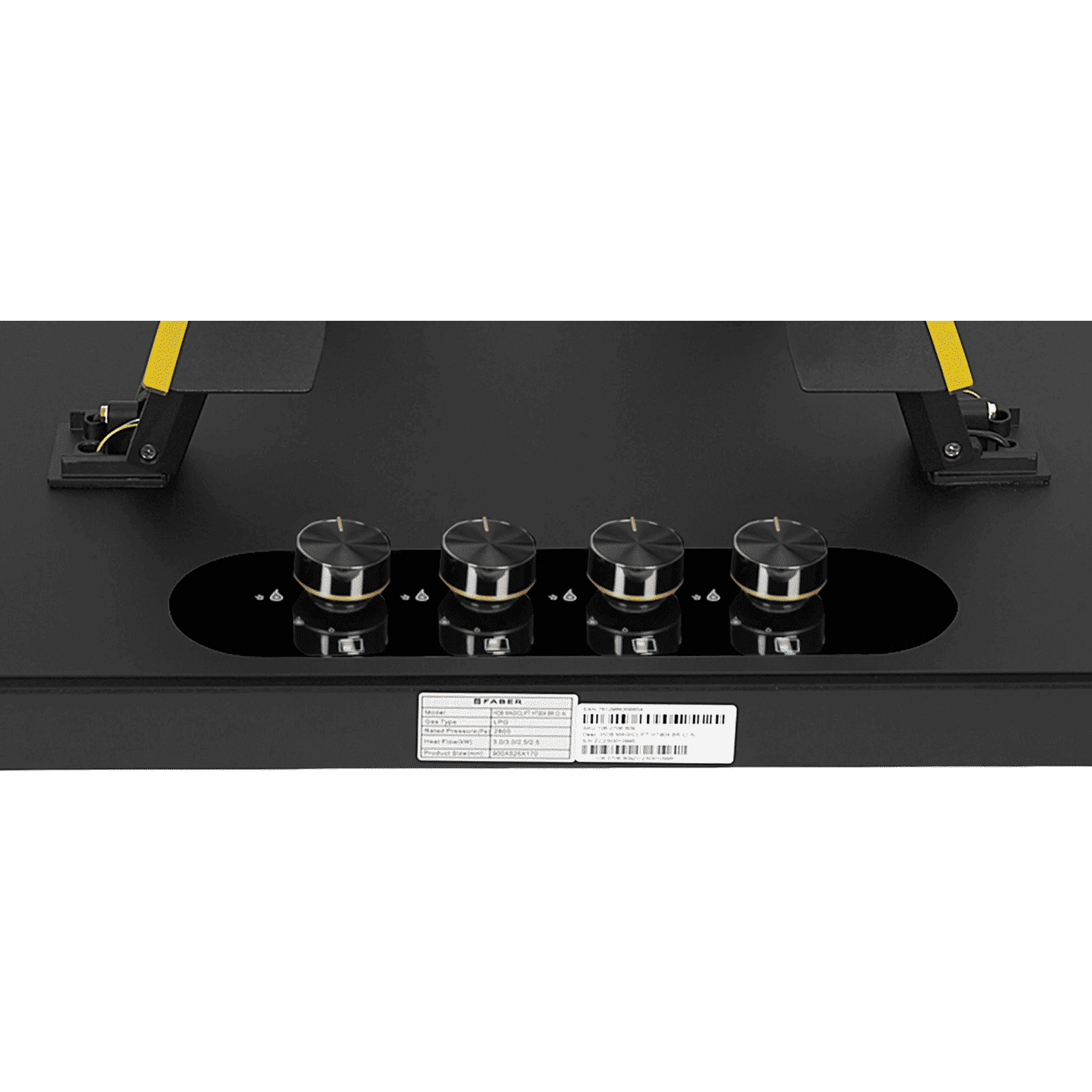 FABER Magiclift HT904 BR CI AI Toughened Glass Top 4 Burner Automatic Hob (Lift and Lock Feature, Black) FABER Magiclift HT904 BR CI AI Toughened Glass Top 4 Burner Automatic Hob (Lift and Lock Feature, Black)_4