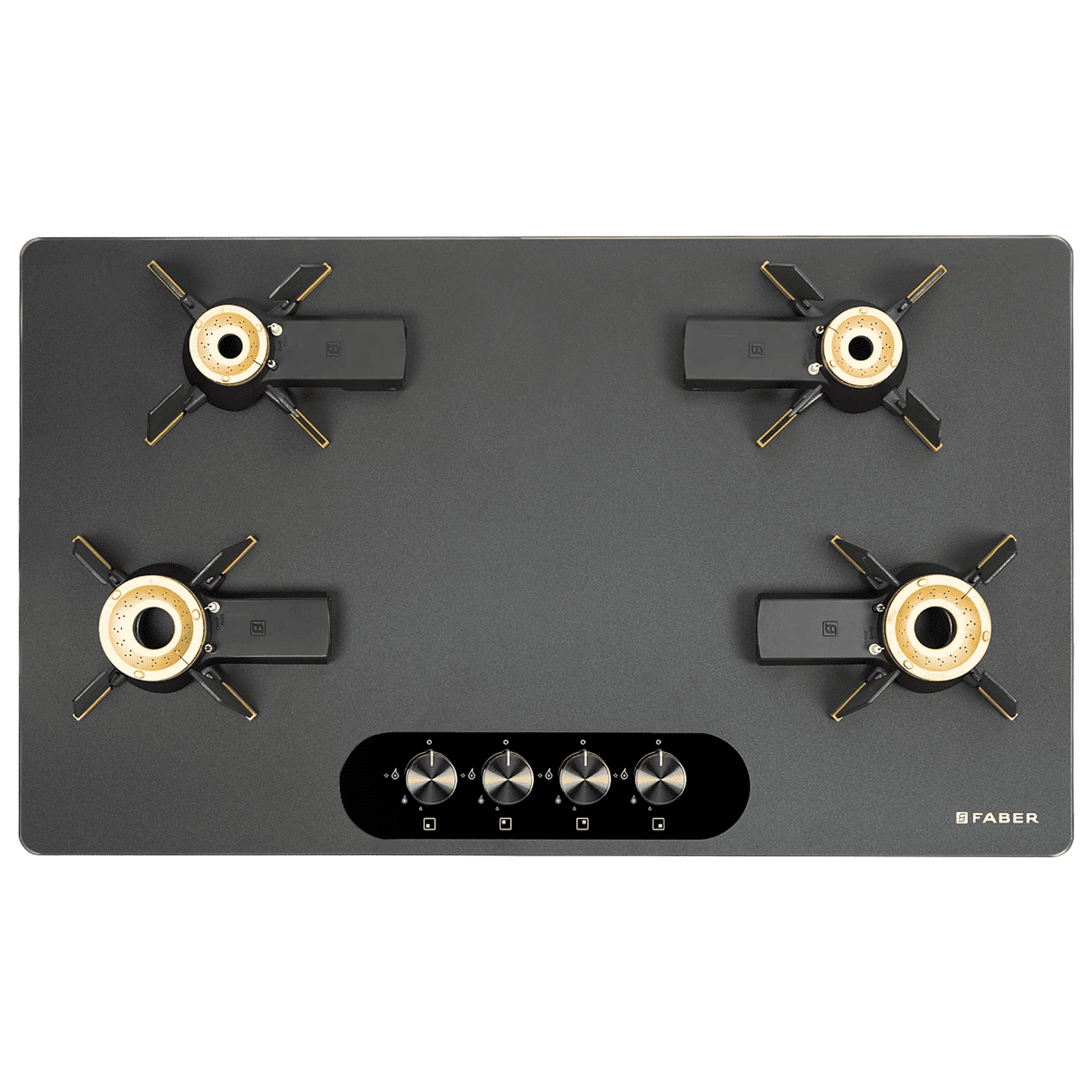 FABER Magiclift HT904 BR CI AI Toughened Glass Top 4 Burner Automatic Hob (Lift and Lock Feature, Black) FABER Magiclift HT904 BR CI AI Toughened Glass Top 4 Burner Automatic Hob (Lift and Lock Feature, Black)_5
