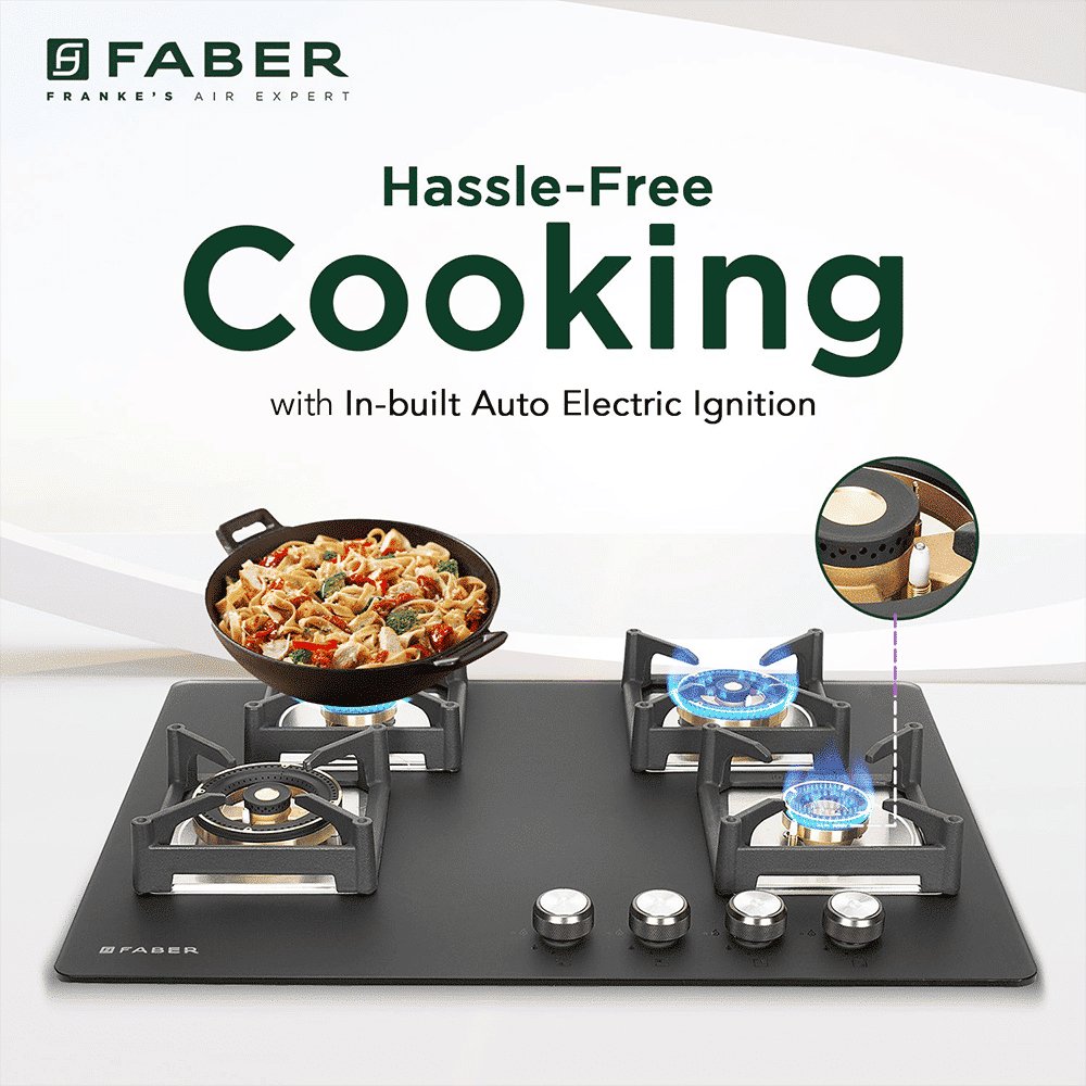 FABER BELLA HT 704 BR AI Glass Top 4 Burner Automatic Hob (Spill Proof Design, Black)_11