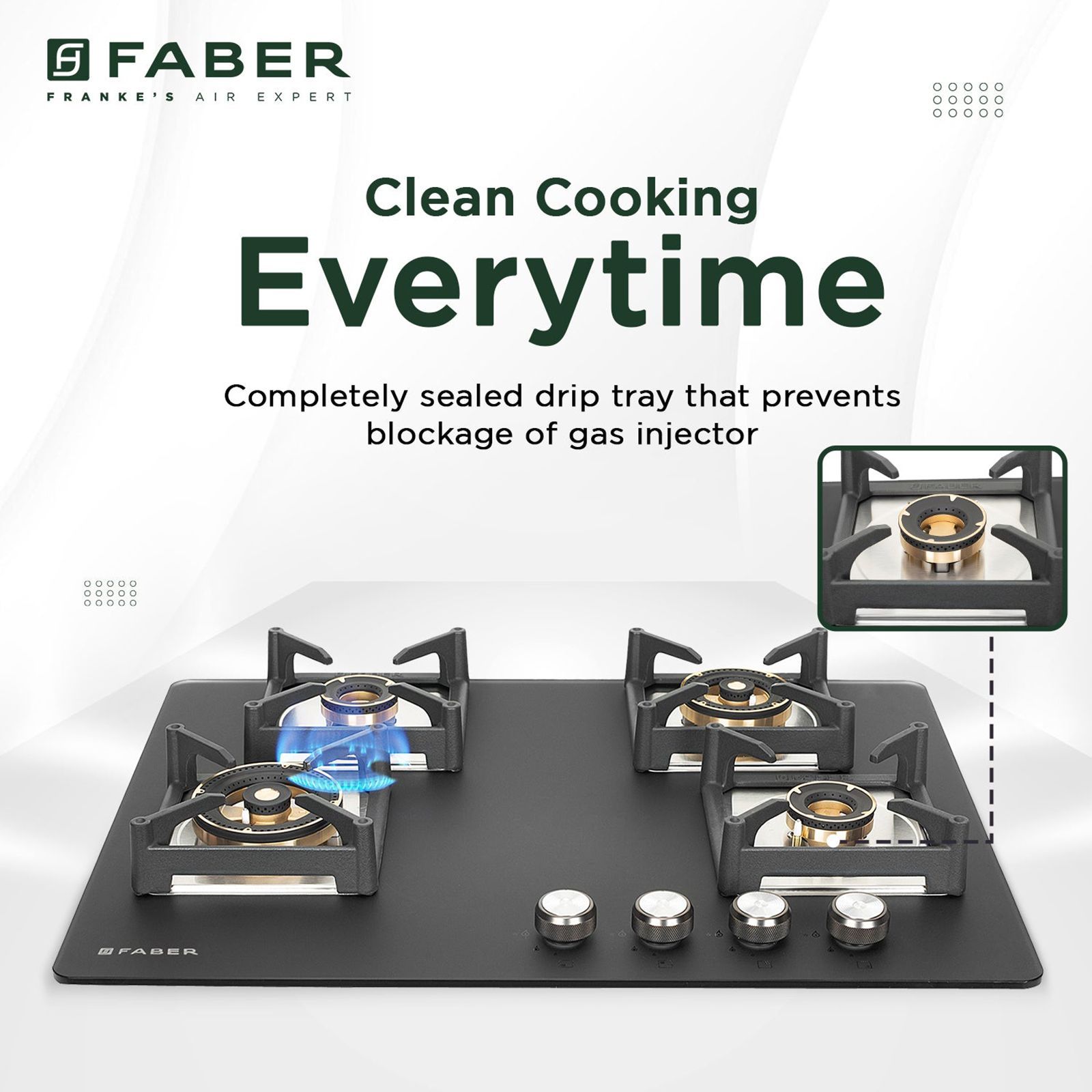 FABER BELLA HT 704 BR AI Glass Top 4 Burner Automatic Hob (Spill Proof Design, Black)_15
