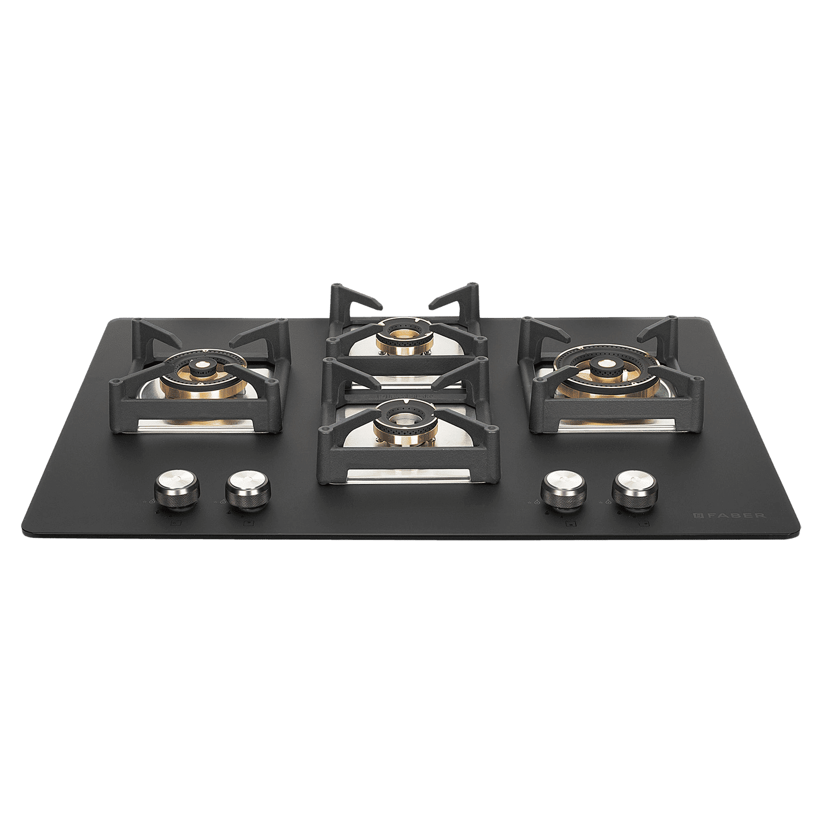 FABER BELLA HT 754 BR AI Glass Top 4 Burner Automatic Hob (Premium Metal Knobs, Black)_12