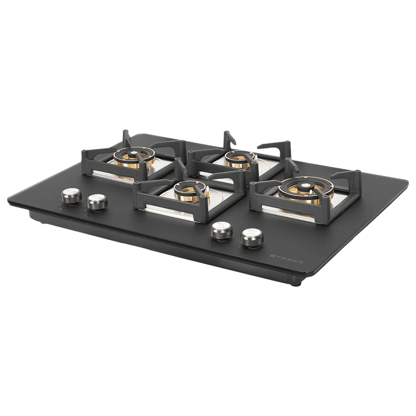 FABER BELLA HT 754 BR AI Glass Top 4 Burner Automatic Hob (Premium Metal Knobs, Black)_14