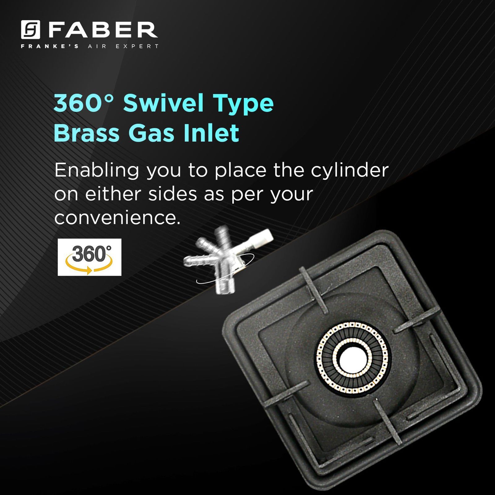 FABER PRINCE PLUS 4BB BK Glass Top 4 Burner Manual Hob (Diamond Coated Pan Support, Black) FABER PRINCE PLUS 4BB BK Glass Top 4 Burner Manual Hob (Diamond Coated Pan Support, Black)_14