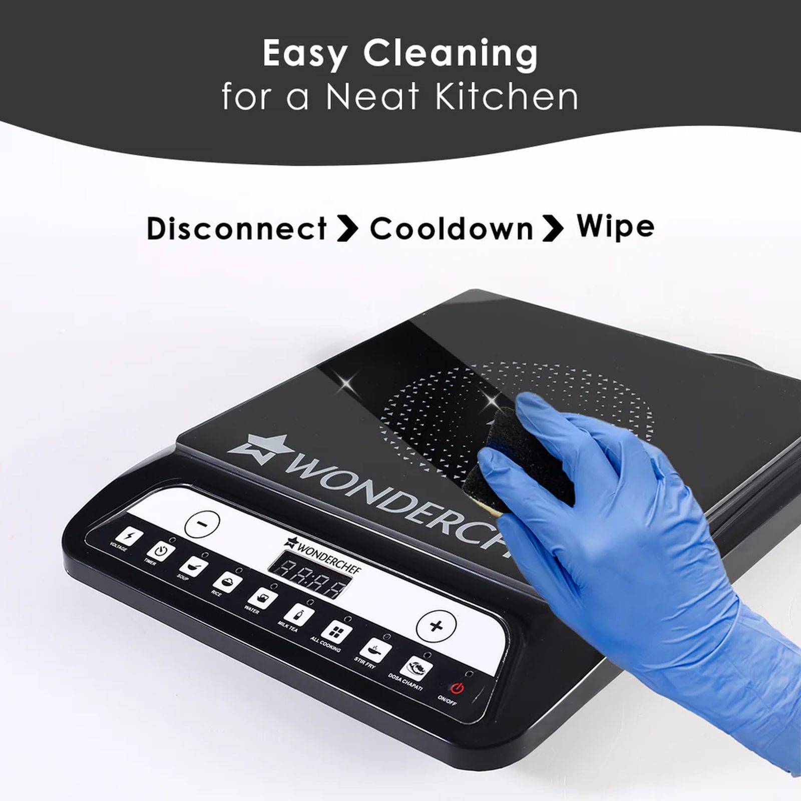 WONDERCHEF Power 1400W Induction Cooktop with 11 Preset Functions WONDERCHEF Power 1400W Induction Cooktop with 11 Preset Functions_8