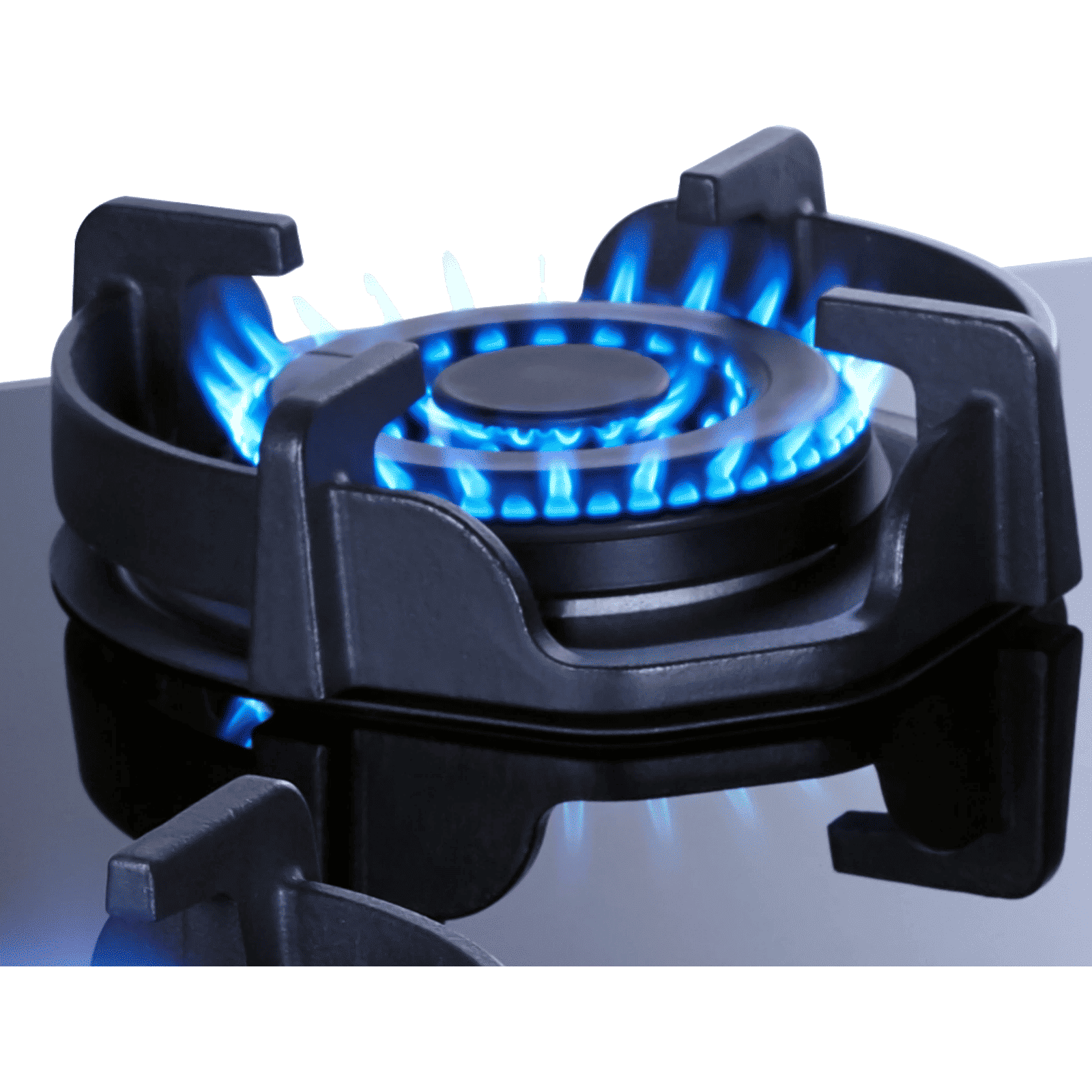 elica FLEXI HEXA 460 LOTUS IND HD BRASS Toughened Glass Top 4 Burner Automatic Hob (Auto Electric Ignition, Black)_6