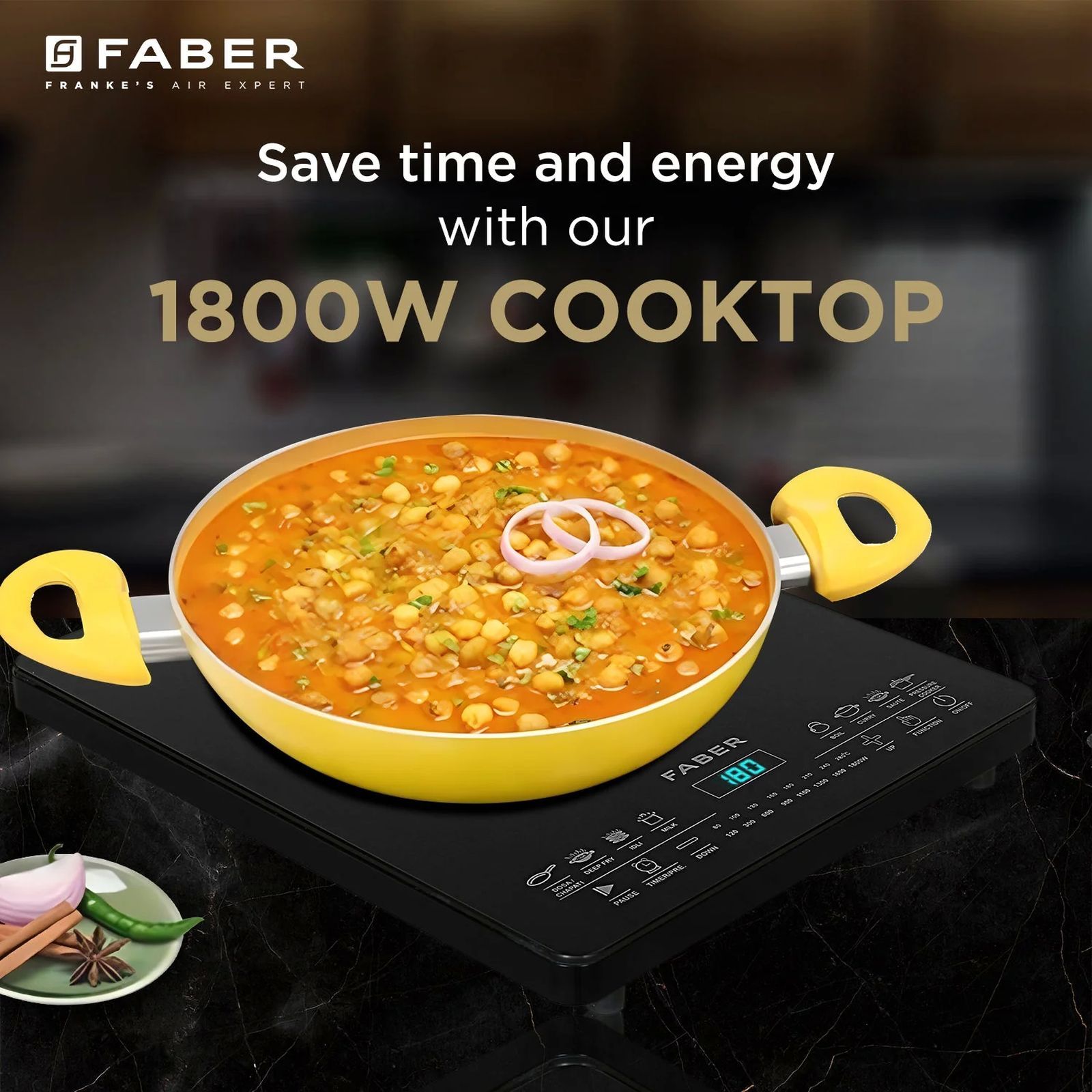 FABER FIP REMO 1800W Induction Cooktop with 8 Cooking Function_4