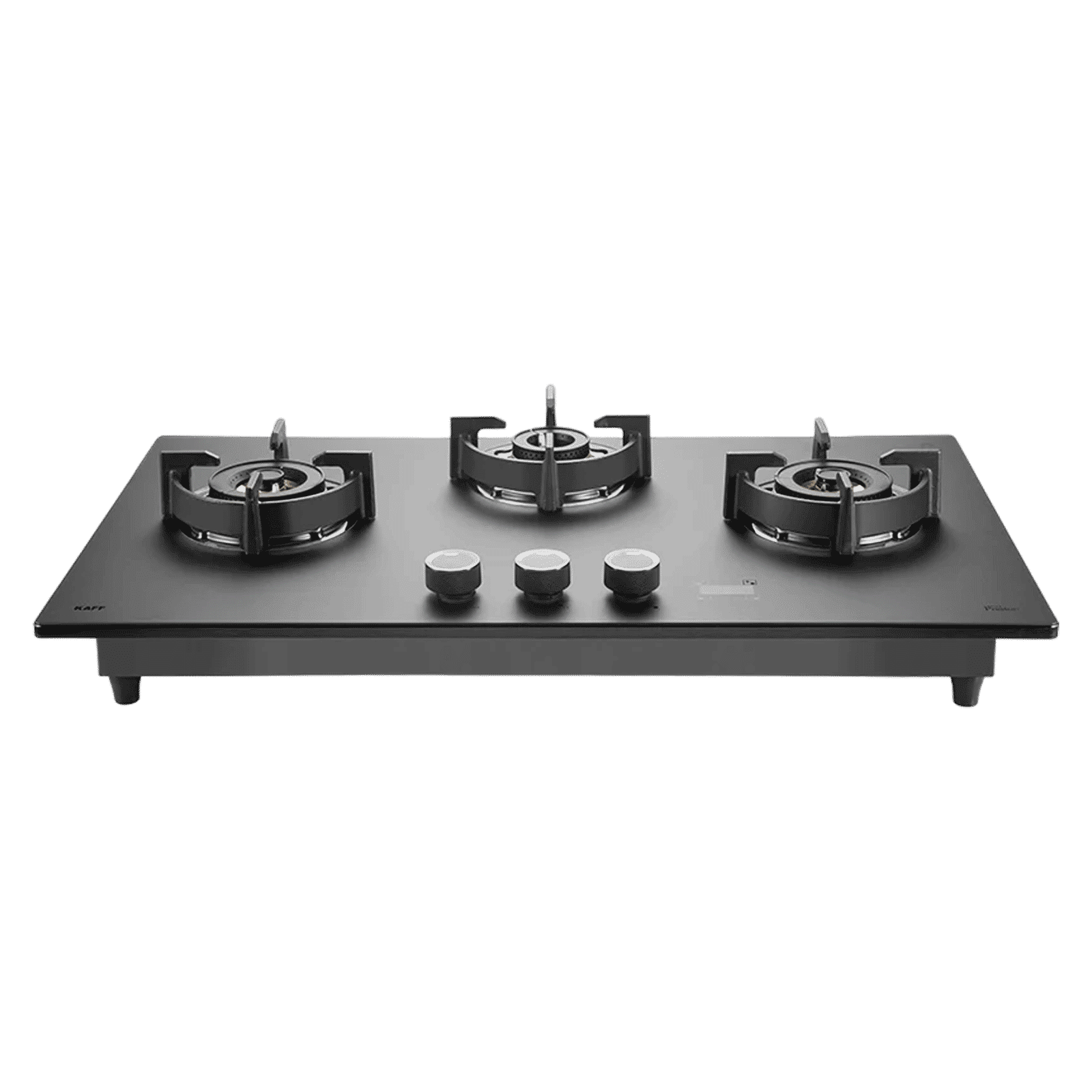 KAFF PRS 783 Tempered Glass Top 3 Burner Automatic Hob (Digital Timer, Black)_1