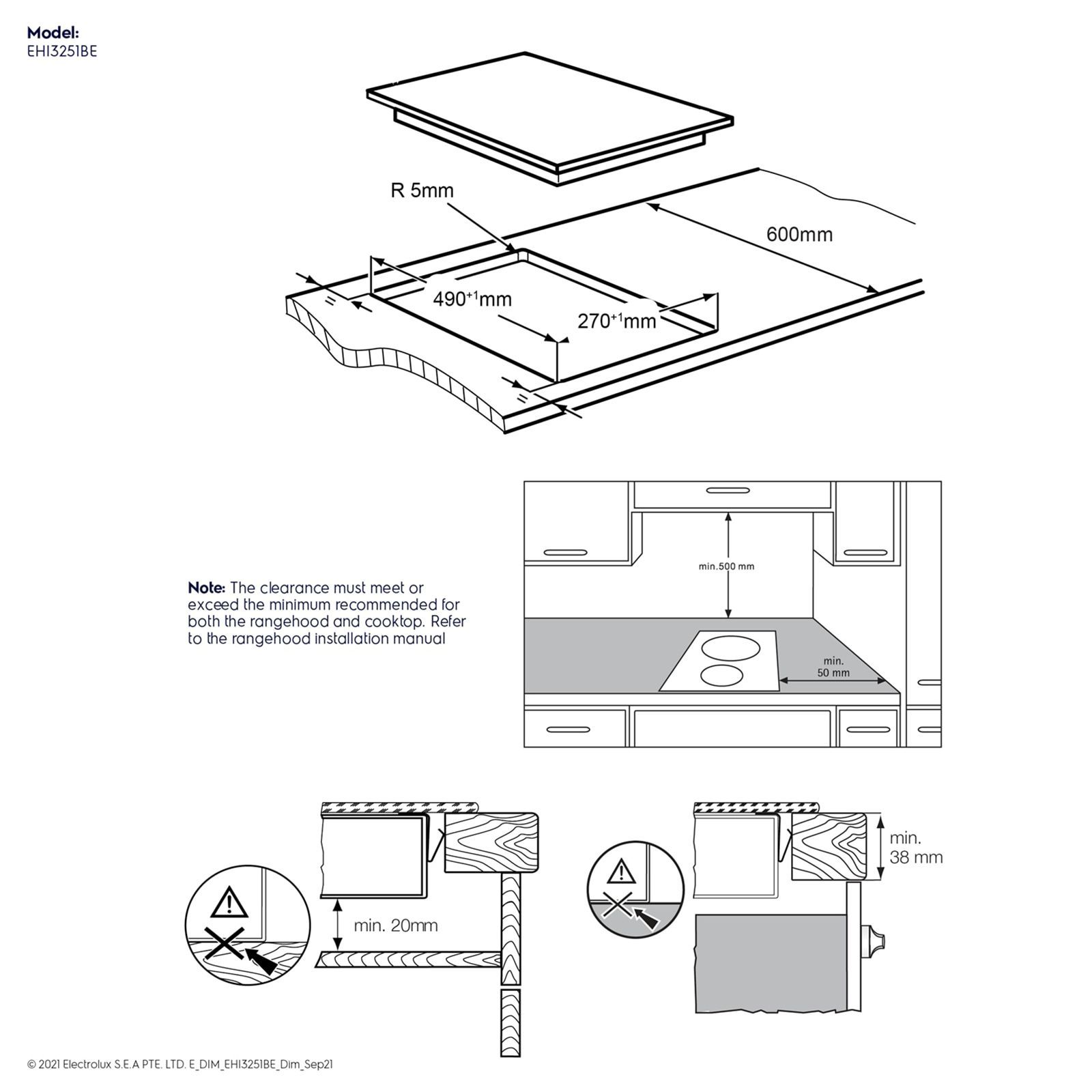 Electrolux UltimateTaste 500 3700W Double Induction Cooktop with Pot Sensor_7