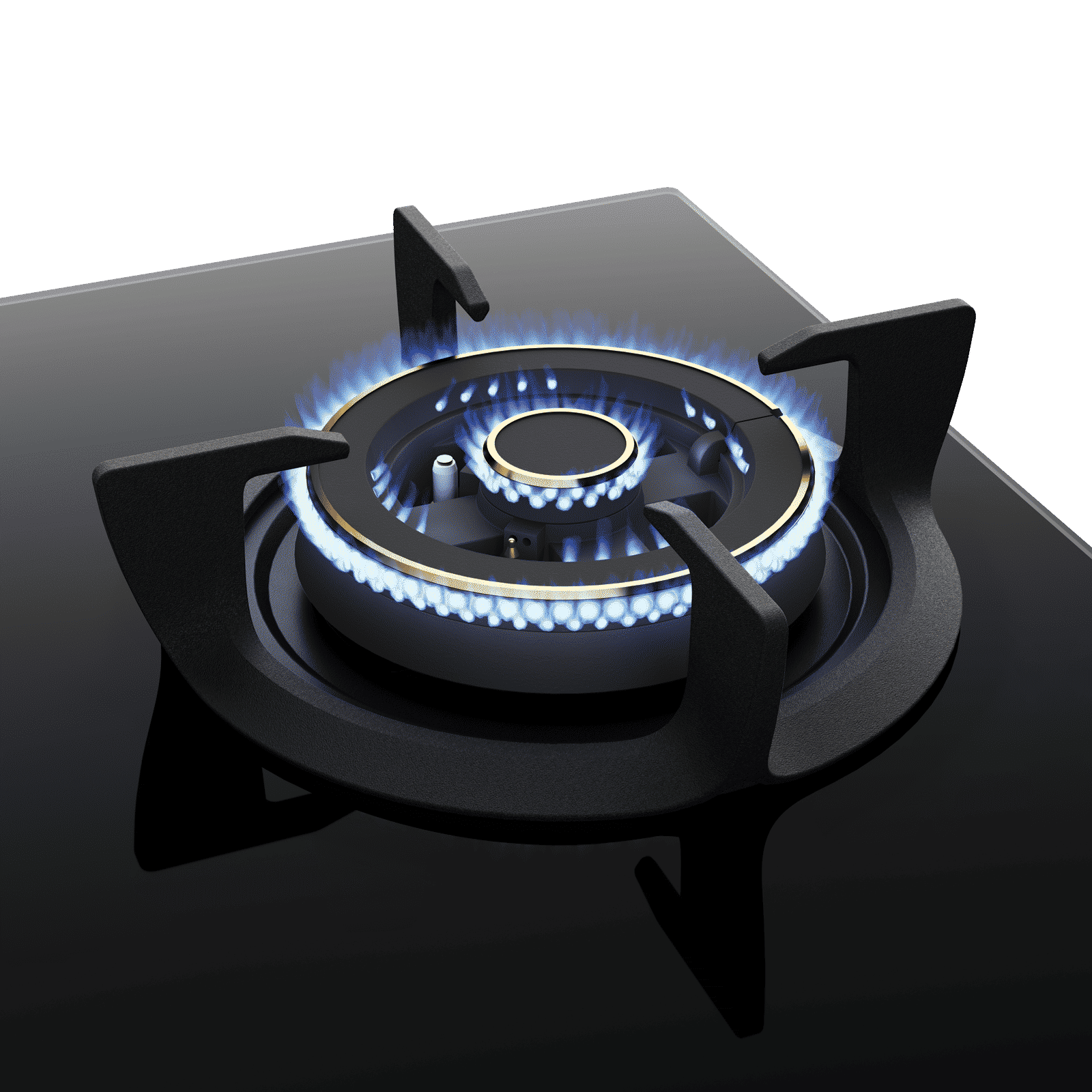 Electrolux UltimateTaste 300 Glass Top 4 Burner Automatic Hob (One Hand Ignition, Black)_4