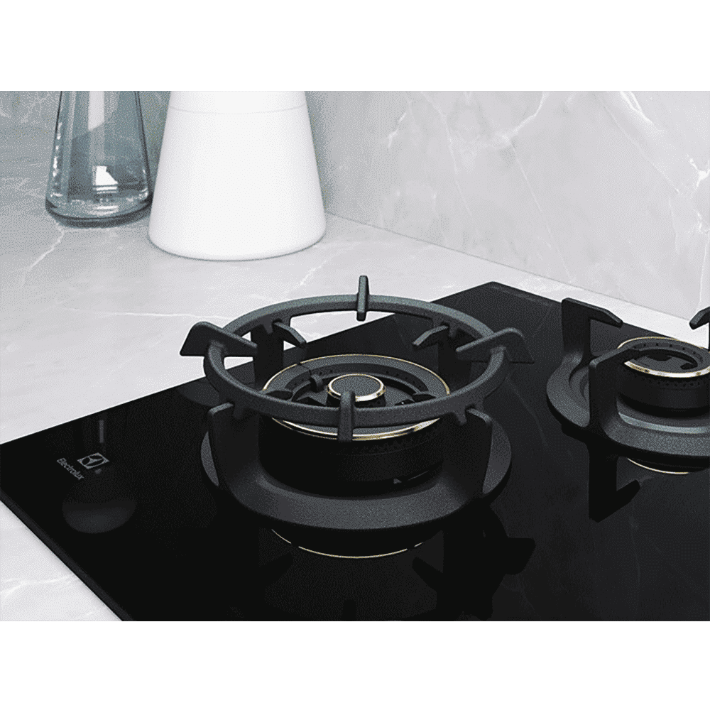 Electrolux UltimateTaste 300 Glass Top 4 Burner Automatic Hob (Cast Iron Pan Supports, Black)_8