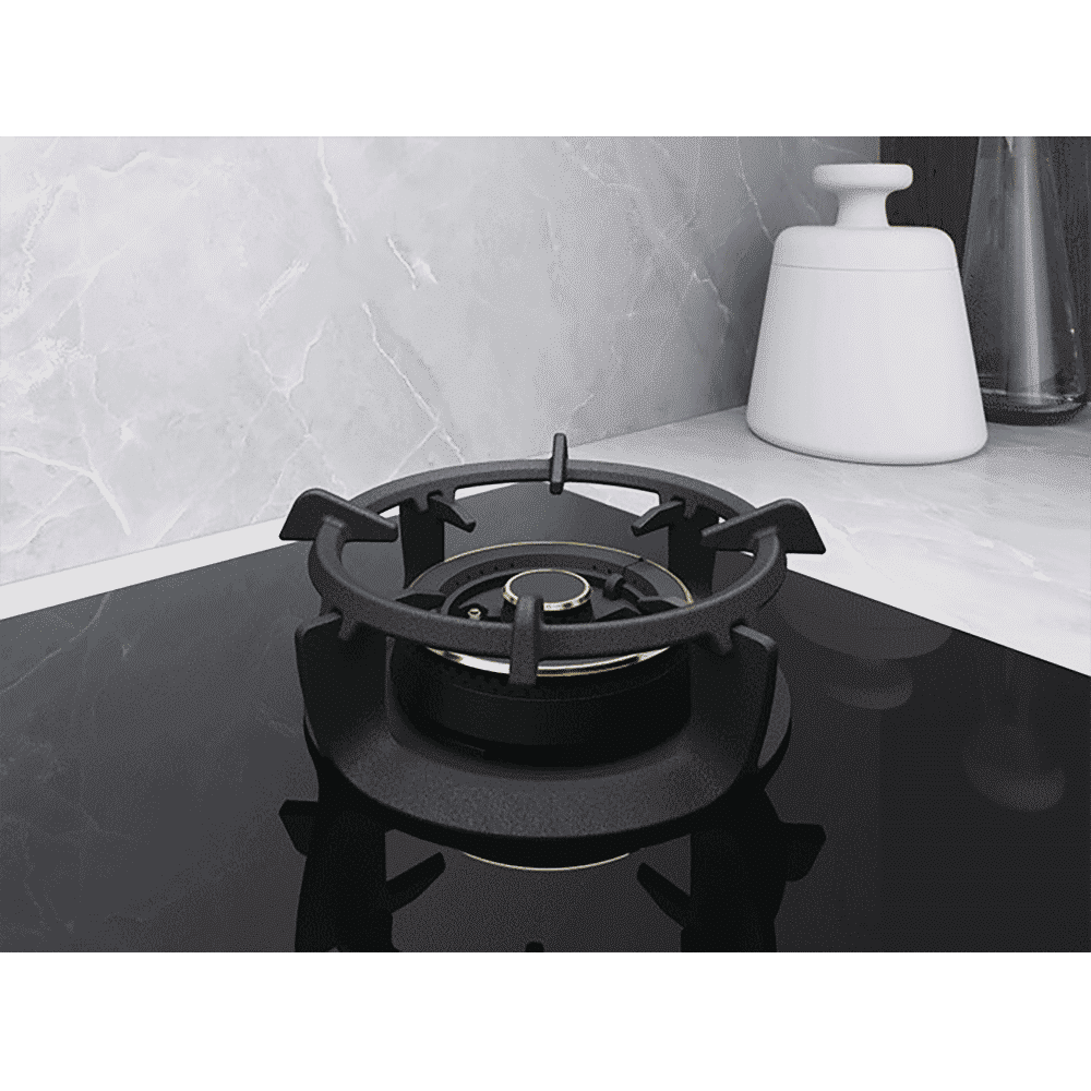 Electrolux UltimateTaste 300 Glass Top 5 Burner Automatic Hob (Cast Iron Pan Supports, Black)_6