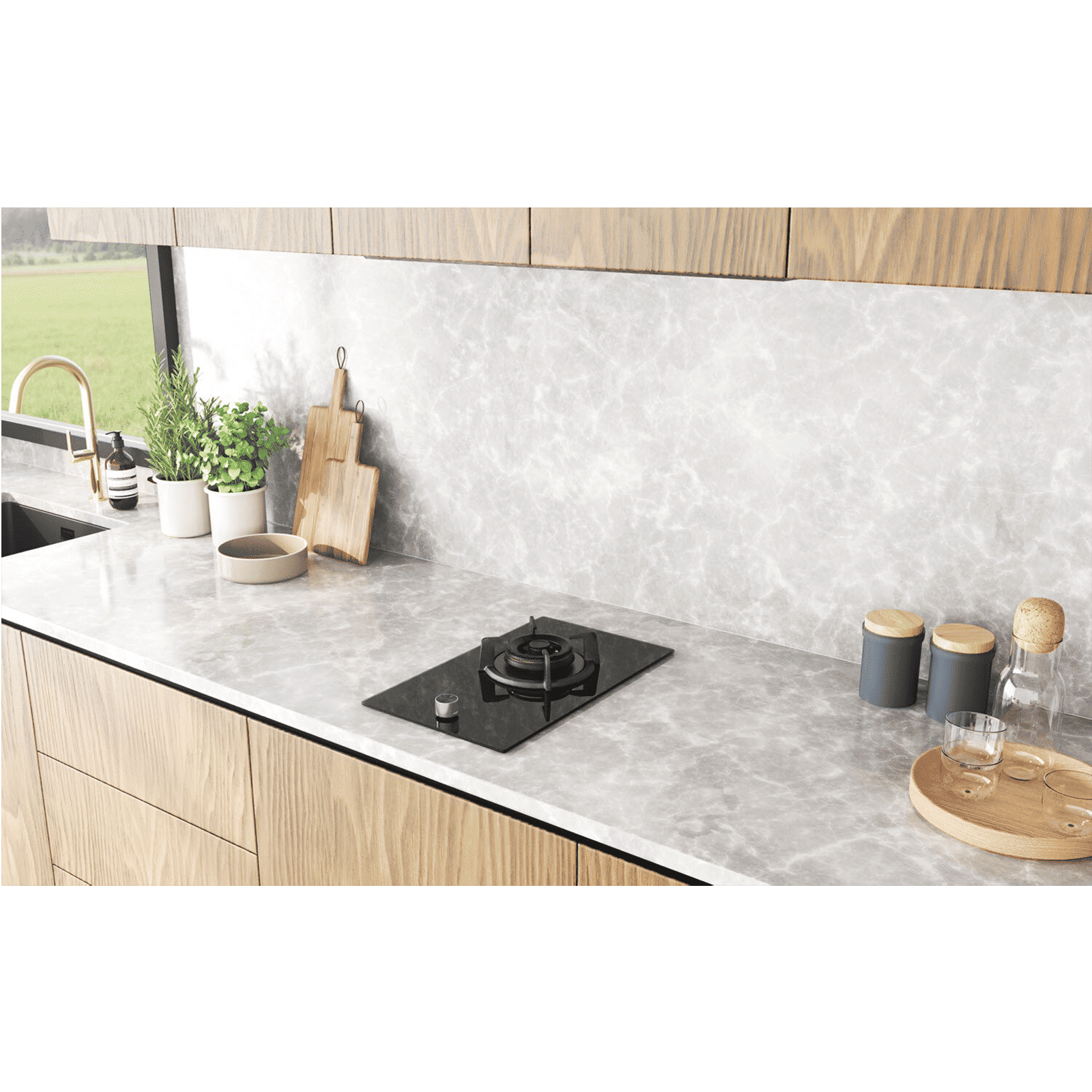 Electrolux UltimateTaste 300 Glass Top 1 Burner Automatic Hob (Cast Iron Pan Supports, Black Glass)_7