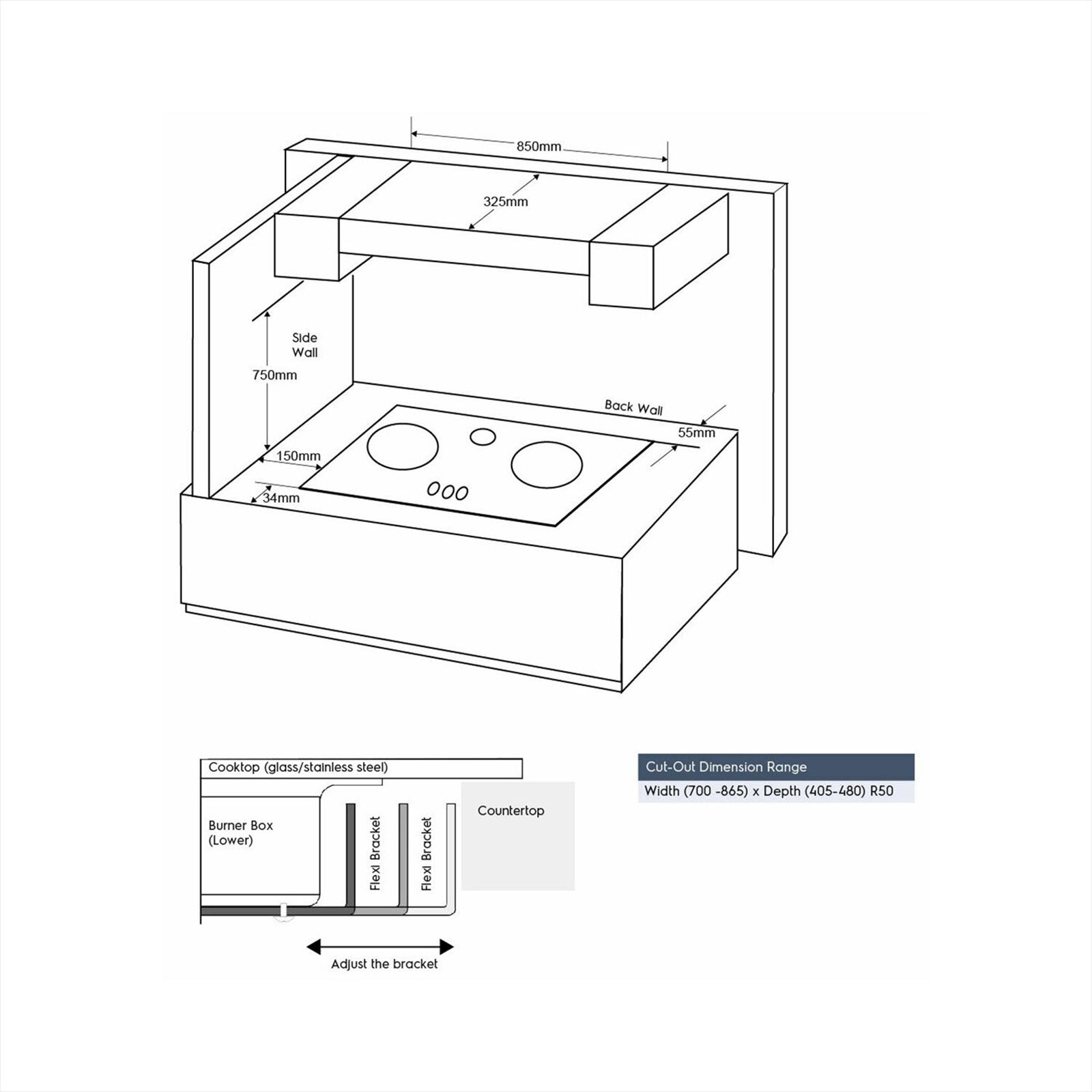 Electrolux UltimateTaste 700 Glass Top 3 Burner Automatic Hob (Cast Iron Pan Supports, Black Glass)_8